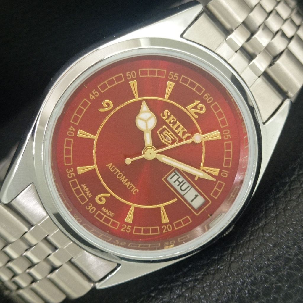 Seiko REFURBISHED VINTAGE SEIKO 5 AUTO JAPAN MENS WATCH a443335 Size 36 - 1 Thumbnail
