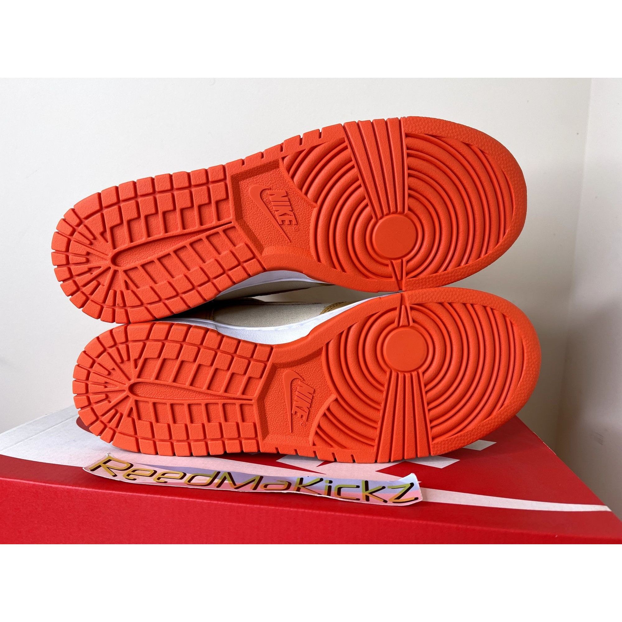 Nike Nike Dunk High Premium Wheat Gold Orange Mens 10.5us Size US 10.5 / EU 43-44 - 5 Thumbnail
