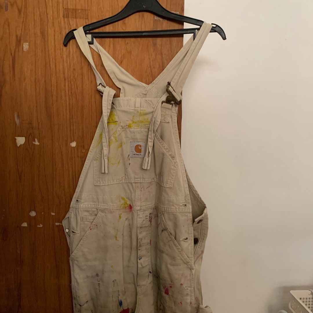 Carhartt Carharrt overall with Stain paint Size US 29 - 1 Thumbnail