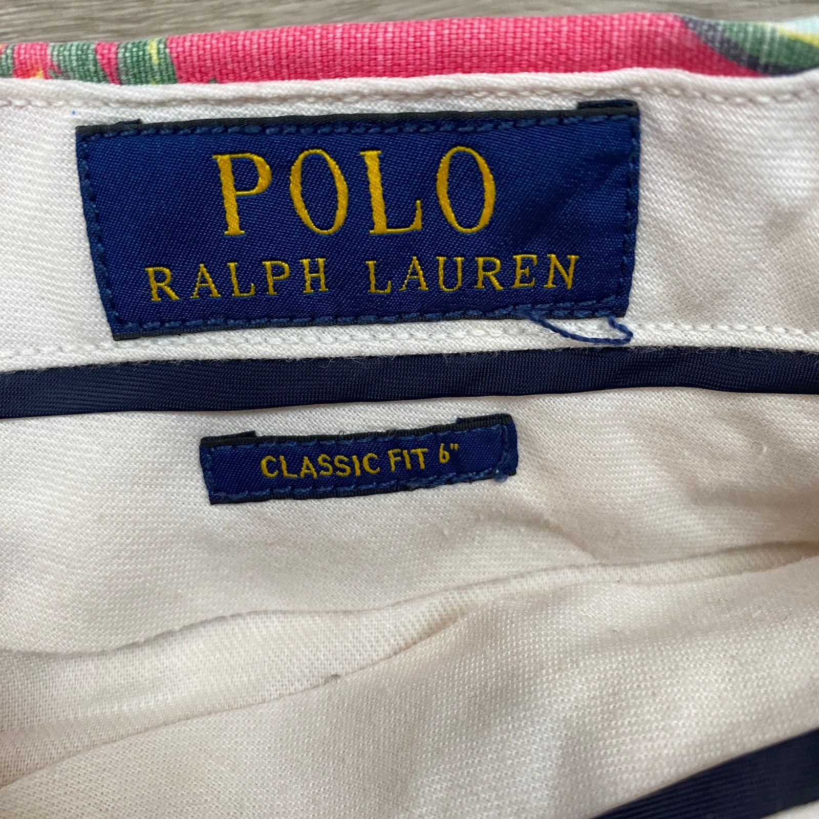 Polo Ralph Lauren Polo Ralph Lauren Linen Aloha Classic Fit Chino Shorts 34 Size US 34 / EU 50 - 4 Thumbnail