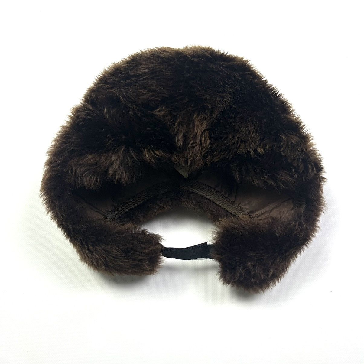 Hysteric Glamour 🐻 Y2K Faux Fur Ushanka Vintage Fuzzy Warm Trapper Hat Size ONE SIZE - 3 Thumbnail