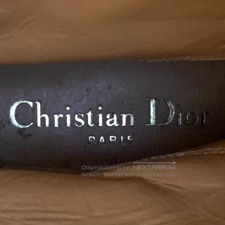 Dior Dior Caramel-coloured logo leather knight boots Size US 7 / IT 37 - 7 Thumbnail