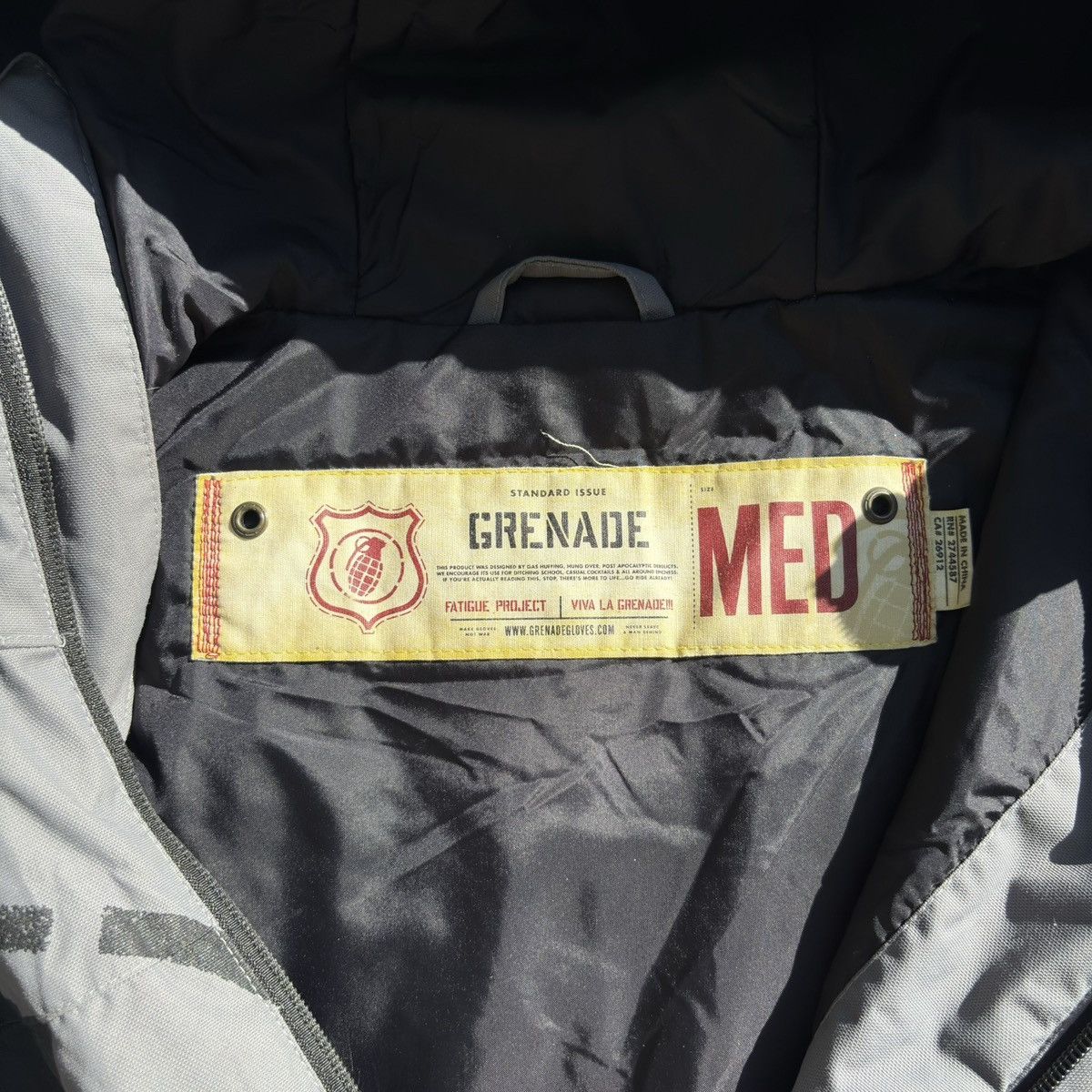 Grenade Vintage Grenade Fatigue Project Snowboard Windbreaker Size US M / EU 48-50 / 2 - 4 Thumbnail
