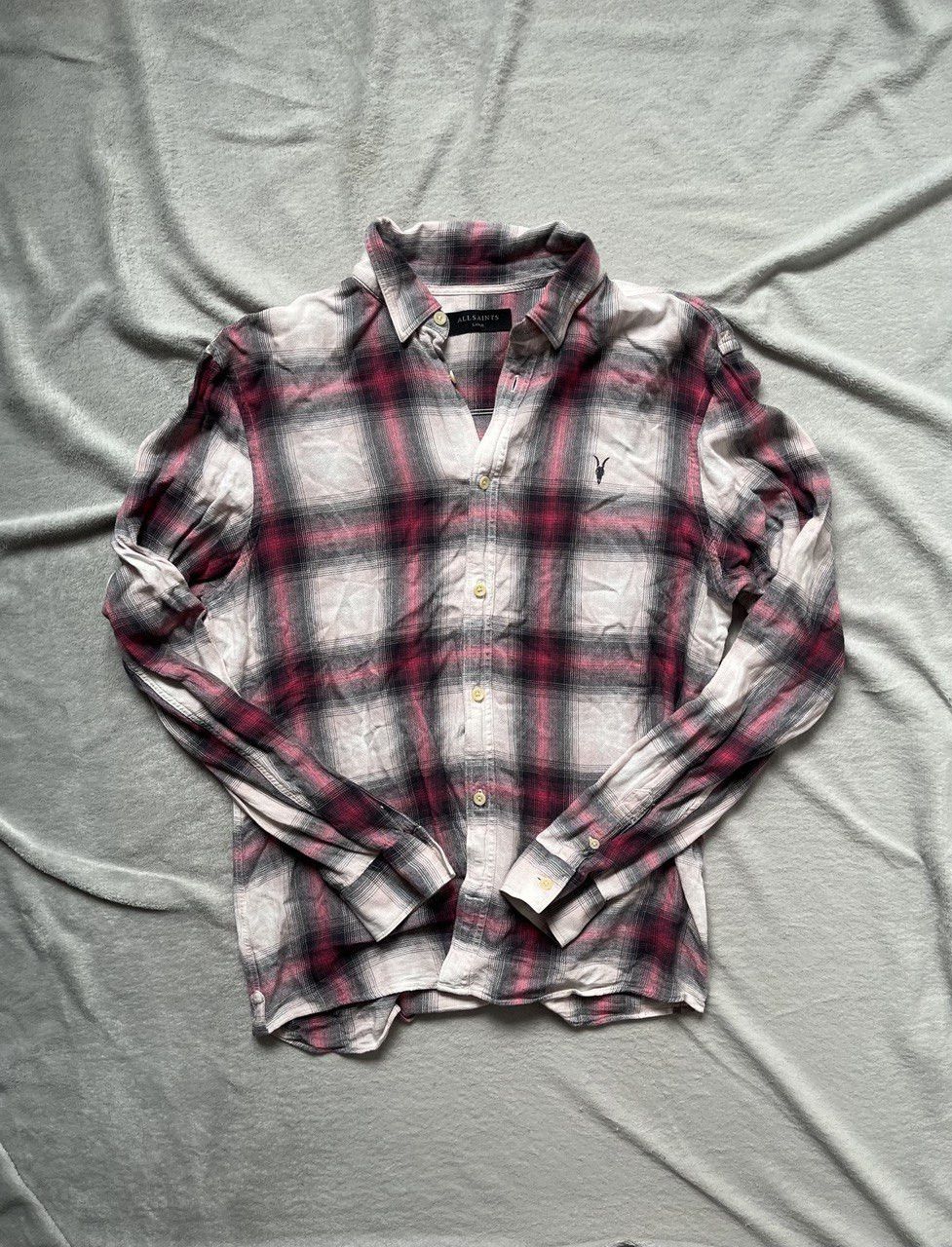 Allsaints All Saints checkered shirt YSL style Size US L / EU 52-54 / 3 - 1 Thumbnail