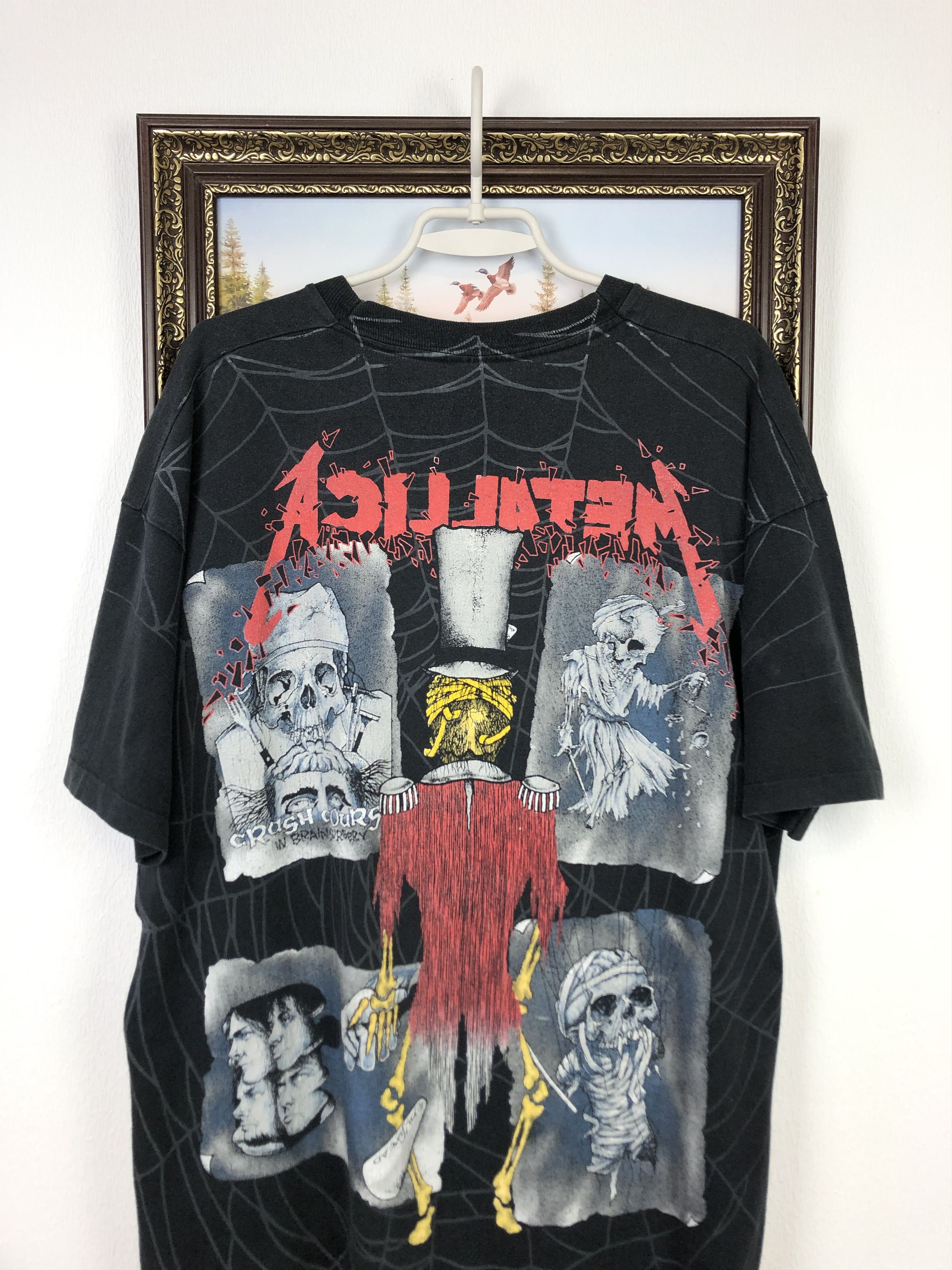 Vintage Vintage 1992 Metallica Ringmaster Pushead Shirt Tee Hype Size US L / EU 52-54 / 3 - 13 Thumbnail