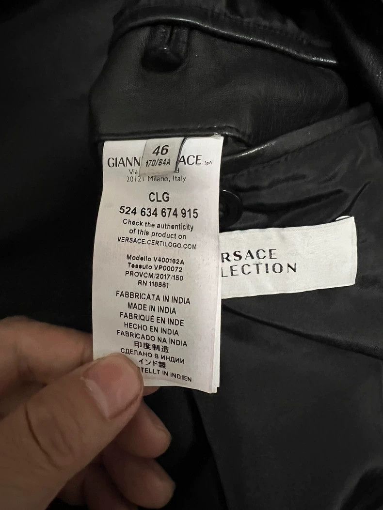 Versace Versace Genuine leather coat Size US S / EU 44-46 / 1 - 8 Thumbnail