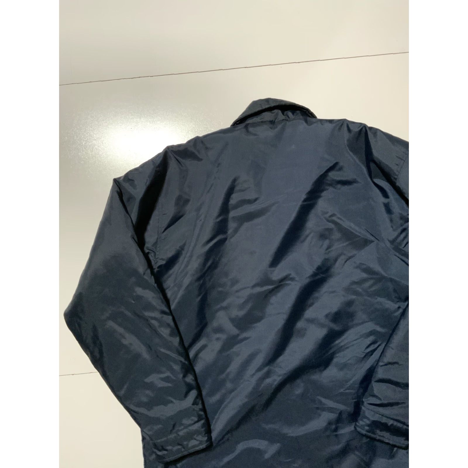 Vintage VINTAGE 90s Y2K 2000s Rigo Sport Quilted Lined Navy Blue Coaches Jacket Sz. M Mens Jacket Blue Quilted Lined 90s Theme Size US M / EU 48-50 / 2 - 5 Thumbnail