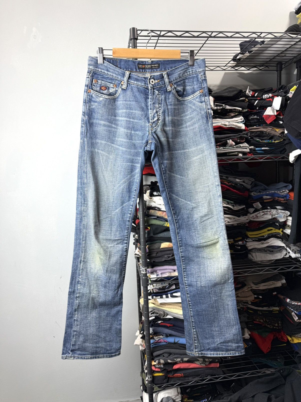 Energie Vintage Energie Y2K Archive Denim Pants Avantgarde Size US 29 - 1 Thumbnail
