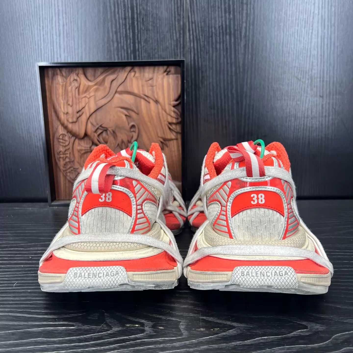 Balenciaga Balenciaga 3XL Crazy Strap Red 38 Worn Once Size US 7.5 / IT 37.5 - 6 Thumbnail