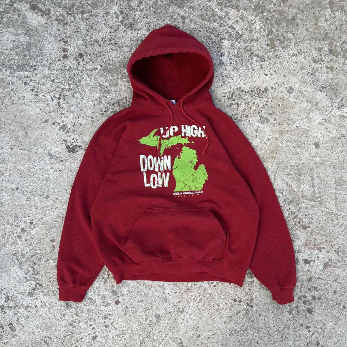 Designer × Vintage Vintage Michigan Historical Museum Hoodie Big Logo Fitted Size US L / EU 52-54 / 3 - 1 Thumbnail