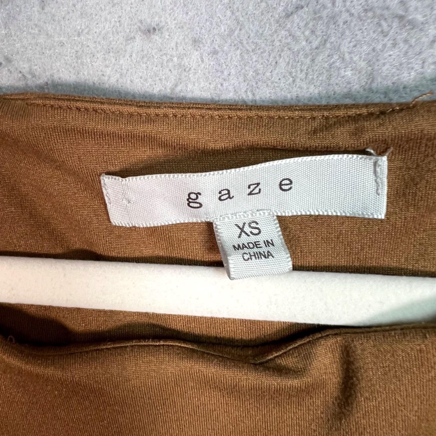 Vintage Gaze Womens Halter Crop Top Sleeveless XS Brown Size XS / US 0-2 / IT 36-38 - 3 Thumbnail