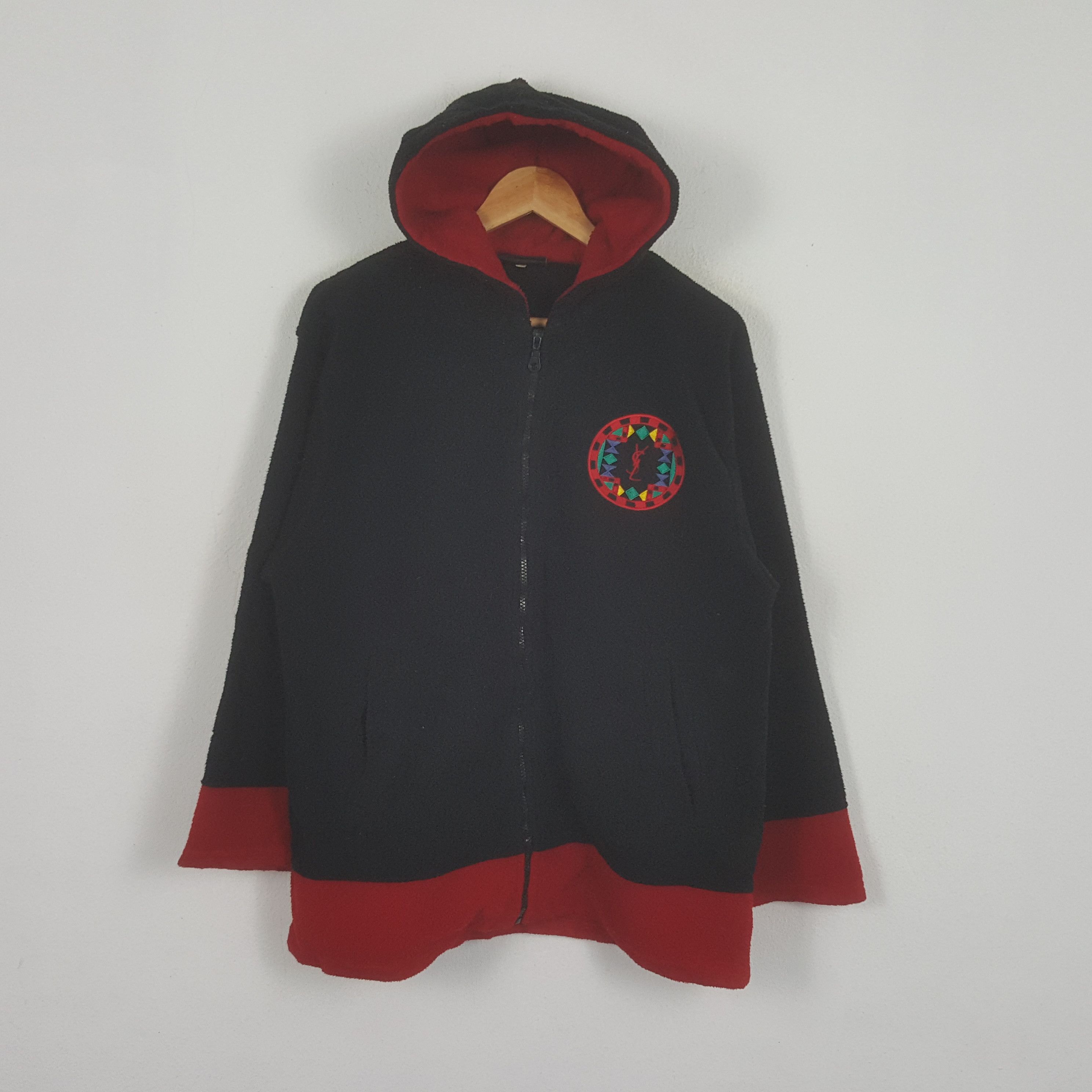 Vintage Vintage Italian Brand Yves Saint Laurent Hoodies Size US M / EU 48-50 / 2 - 1 Thumbnail