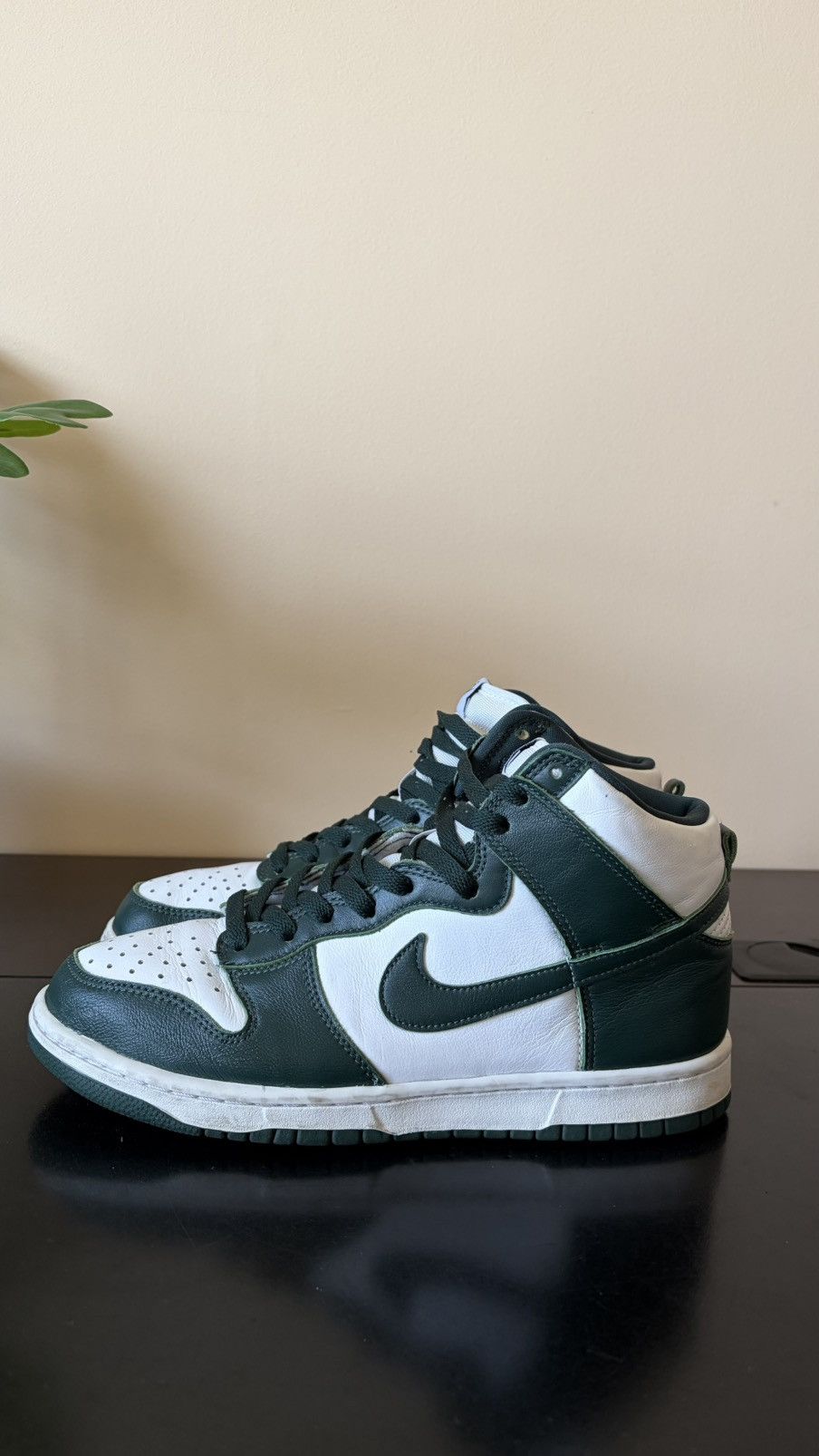 Nike Nike Dunk High Green / White Sneakers – Men’s Size 8 Size US 8.5 / EU 41-42 - 4 Thumbnail