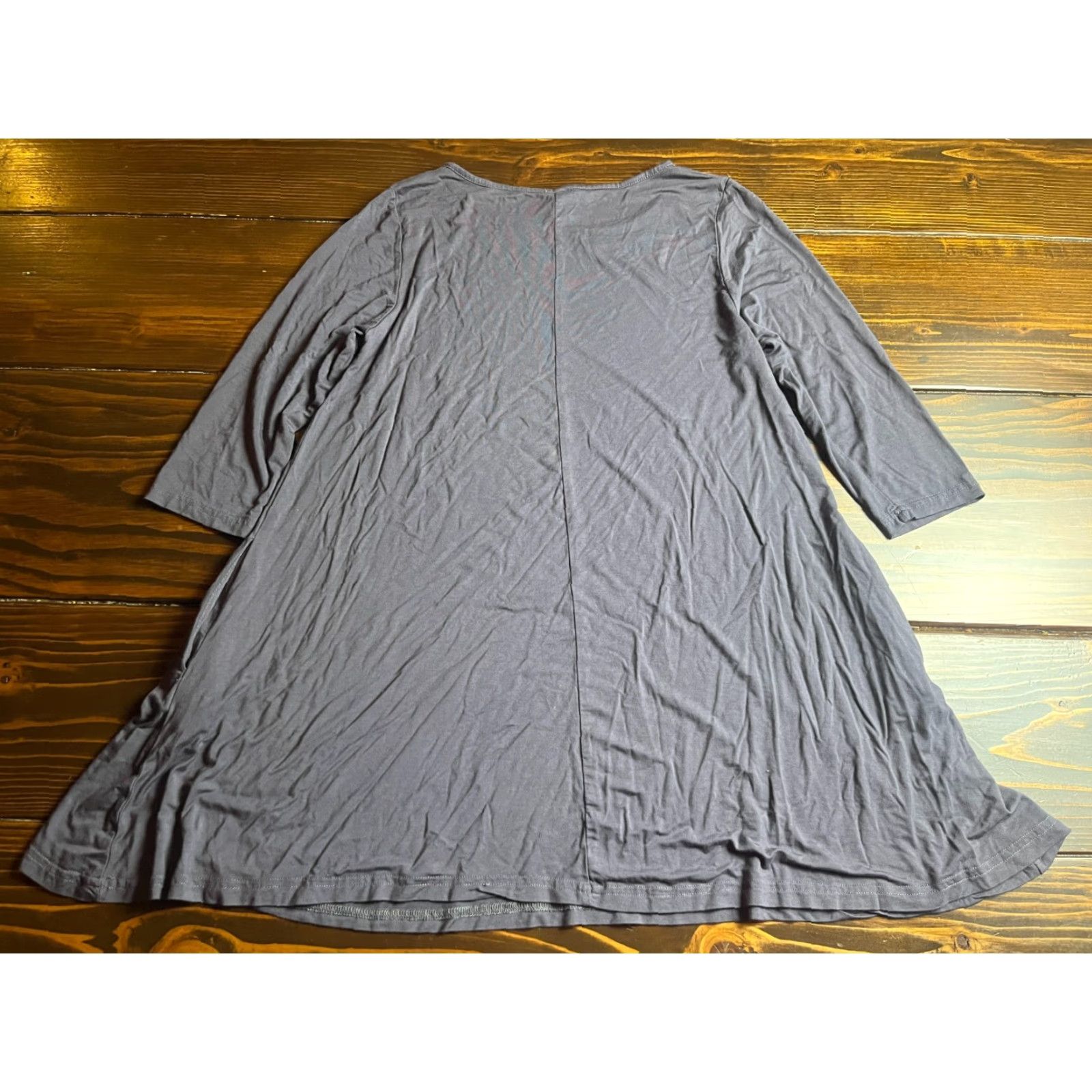 Vintage Kelete Shirt Women's Large Gray Oversized Pocket Shirt Womens Large Gray Oversized Pocket Size L / US 10 / IT 46 - 2 Thumbnail
