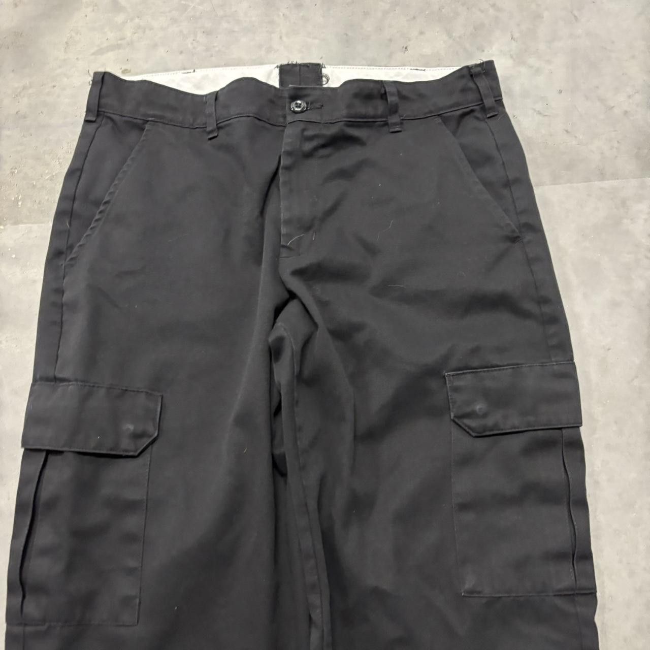 Japanese Brand × Vintage Crazy Vintage Y2K/2000s Grunge Solid Black Skater Essential Sweatpants! Size US 34 / EU 50 - 5 Thumbnail