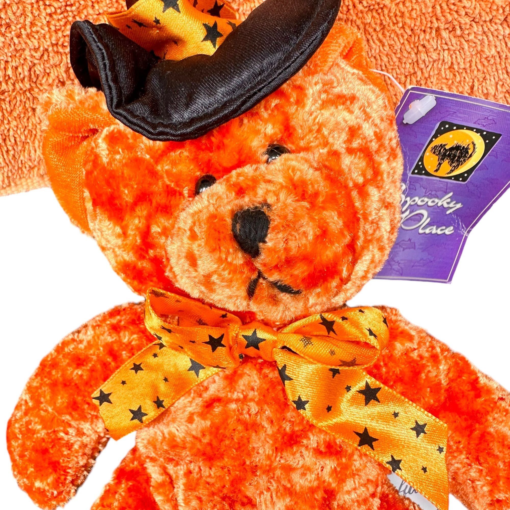 Vintage VTG 1988 Crista Collections Halloween Bear Plush NWT Orange Size ONE SIZE - 3 Thumbnail