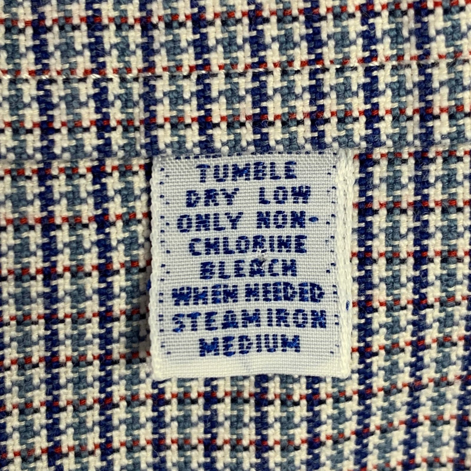 Ralph Lauren RALPH LAUREN Blue Red Woven Cotton One Pocket Long Sleeve Size US M / EU 48-50 / 2 - 6 Thumbnail