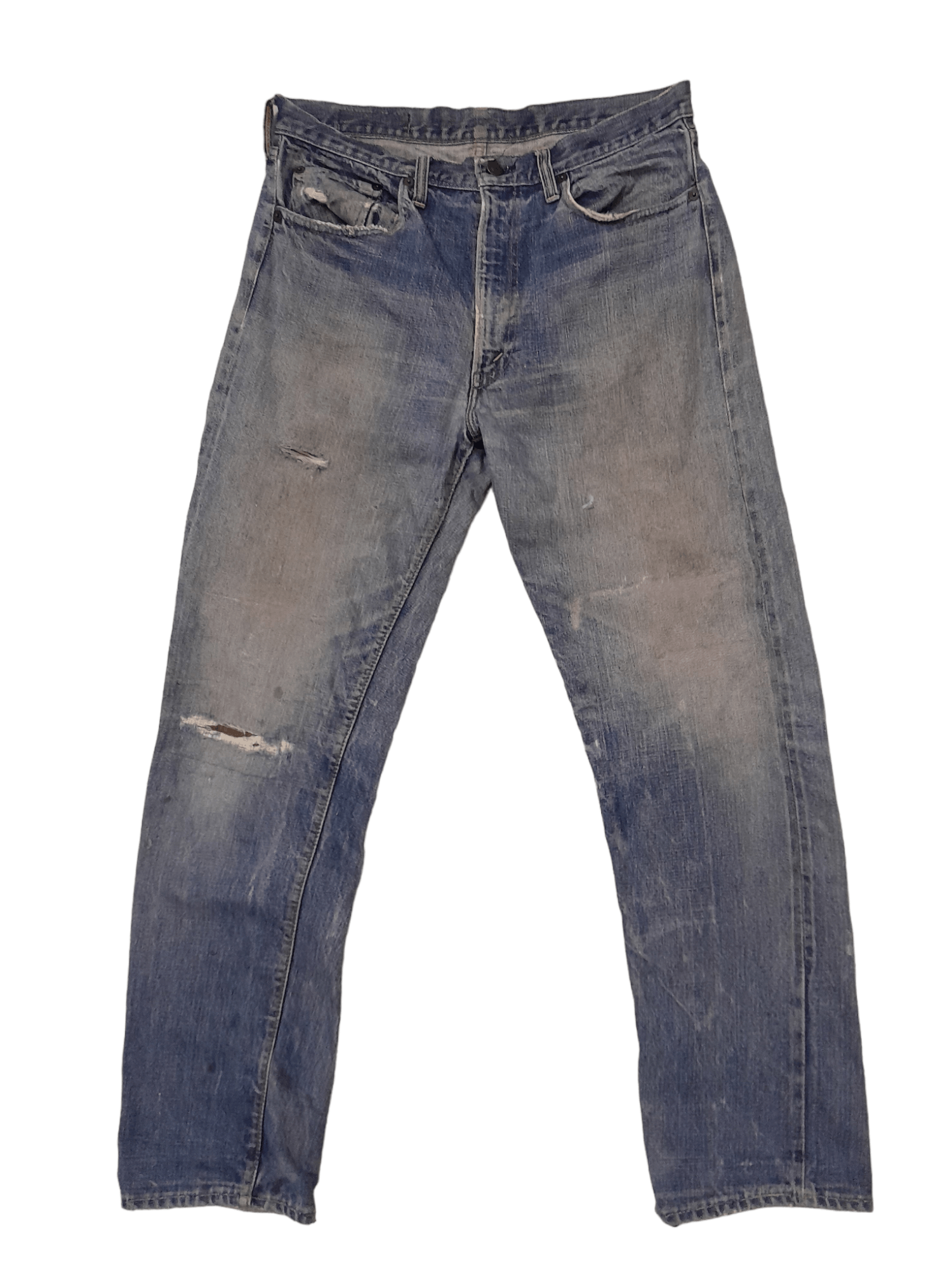 Levi's 60s Levis 502 Selvedge Big E Button #5 Denim (F247) W32 Size US 32 / EU 48 - 5 Thumbnail