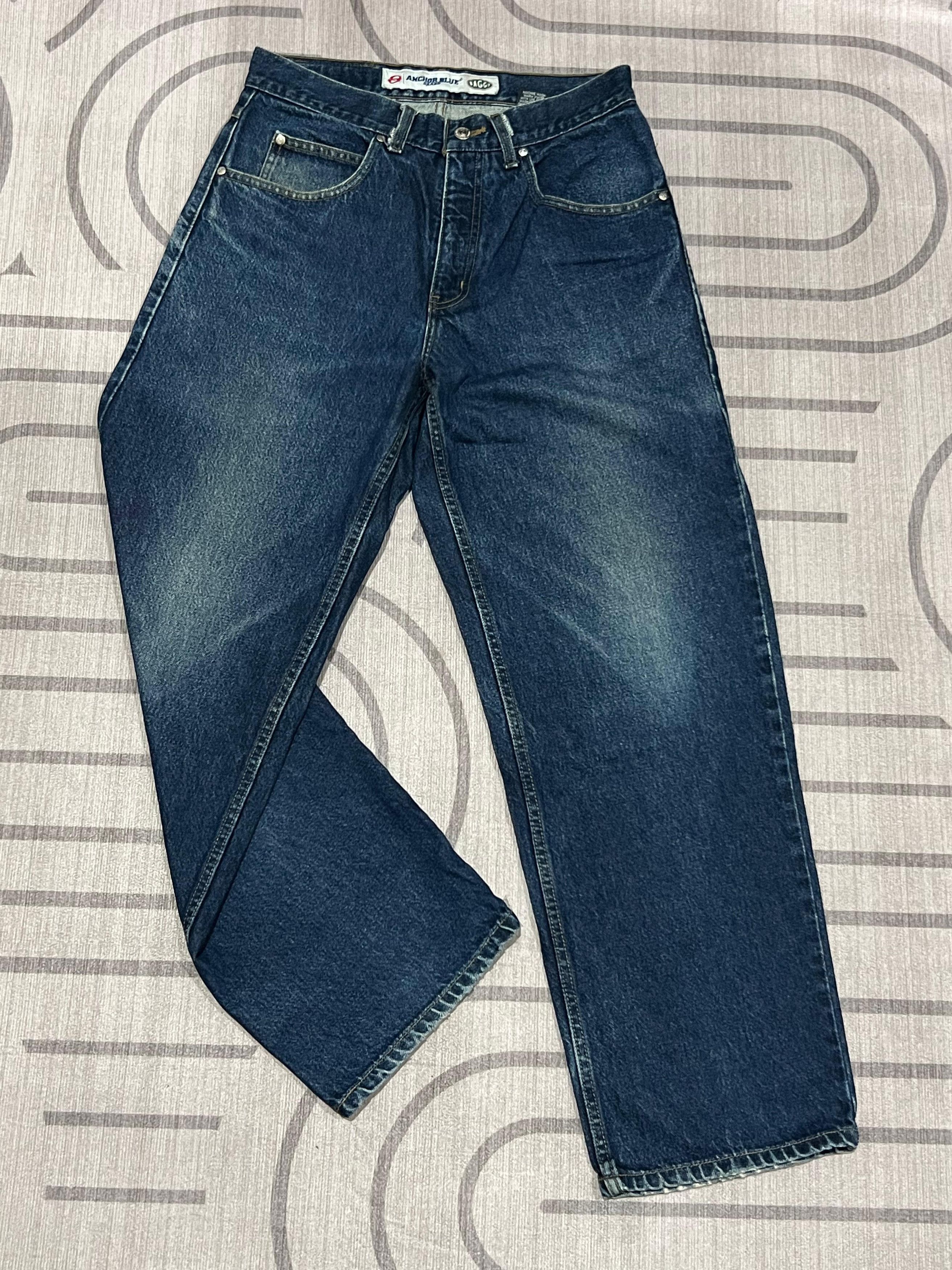 Anchor Blue Anchor blue baggy vintage Size US 32 / EU 48 - 1 Thumbnail