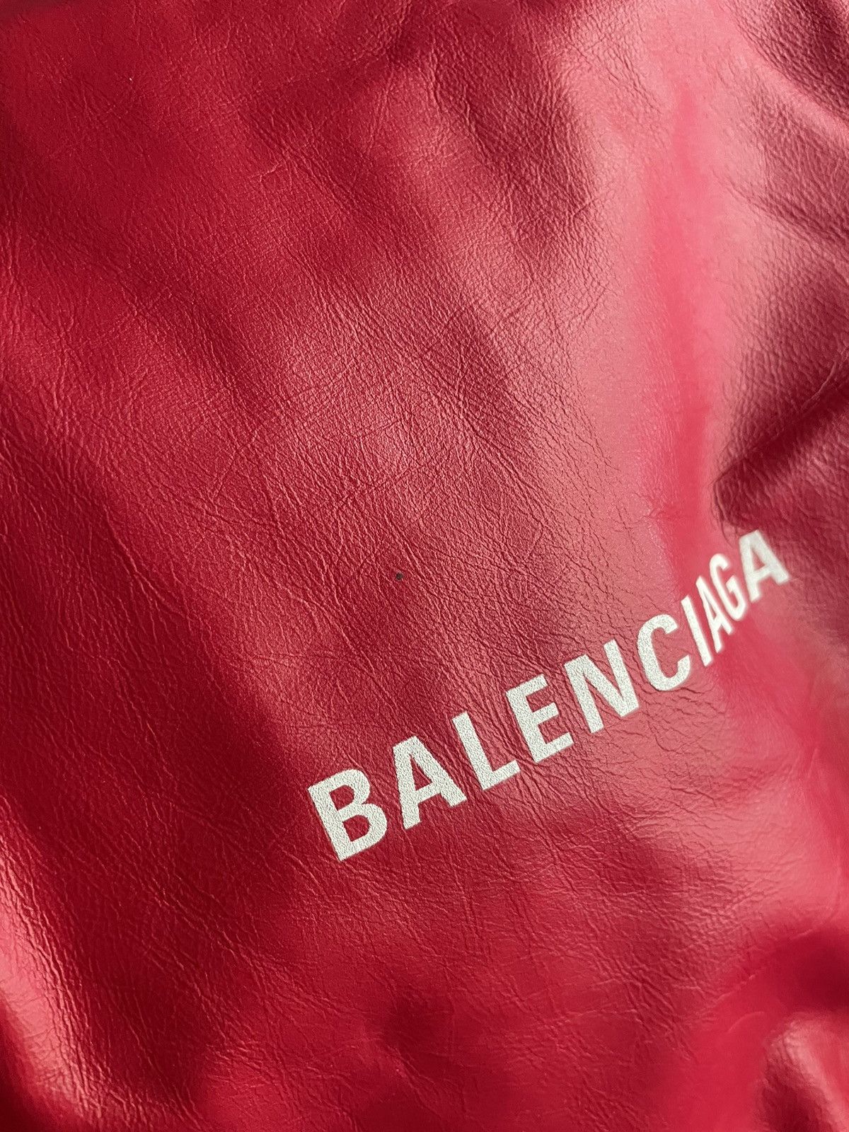 Balenciaga Balenciaga News Red Leather Jacket Size US L / EU 52-54 / 3 - 9 Thumbnail