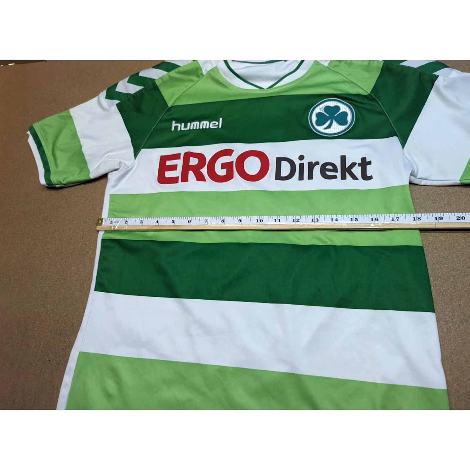 Hummel Hummel Greuther Furth 2015-2016 Jersey Mens Size S SPVGG Football Adult Shirt Short Sleeve Multicolor Polyester Moisture Wicking Athletic Jersey Mens Size US S / EU 44-46 / 1 - 5 Thumbnail