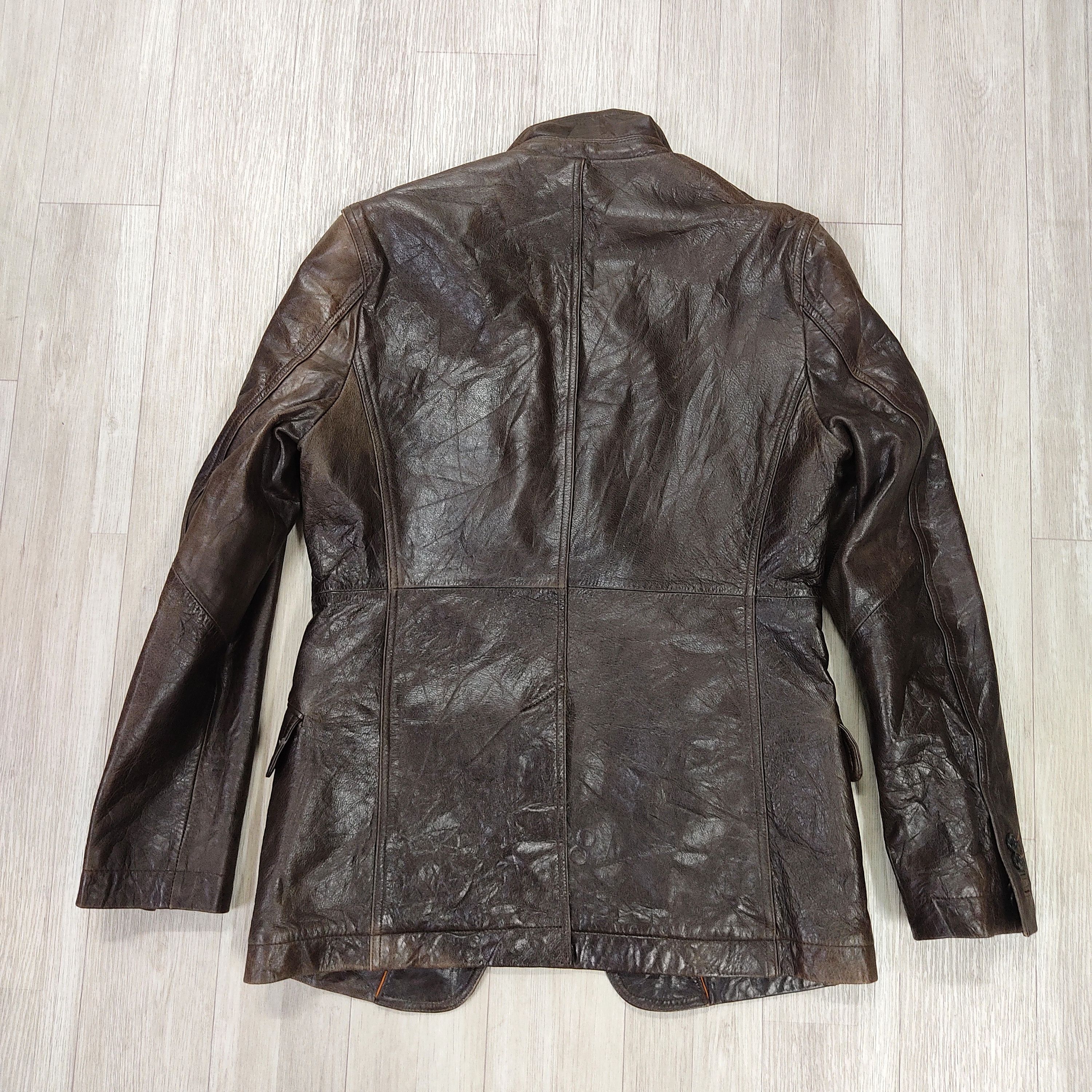 Restricted RESTRICT by ABX Cowhide Classic 2 Buttons Blazer Jacket Size US S / EU 44-46 / 1 - 5 Thumbnail