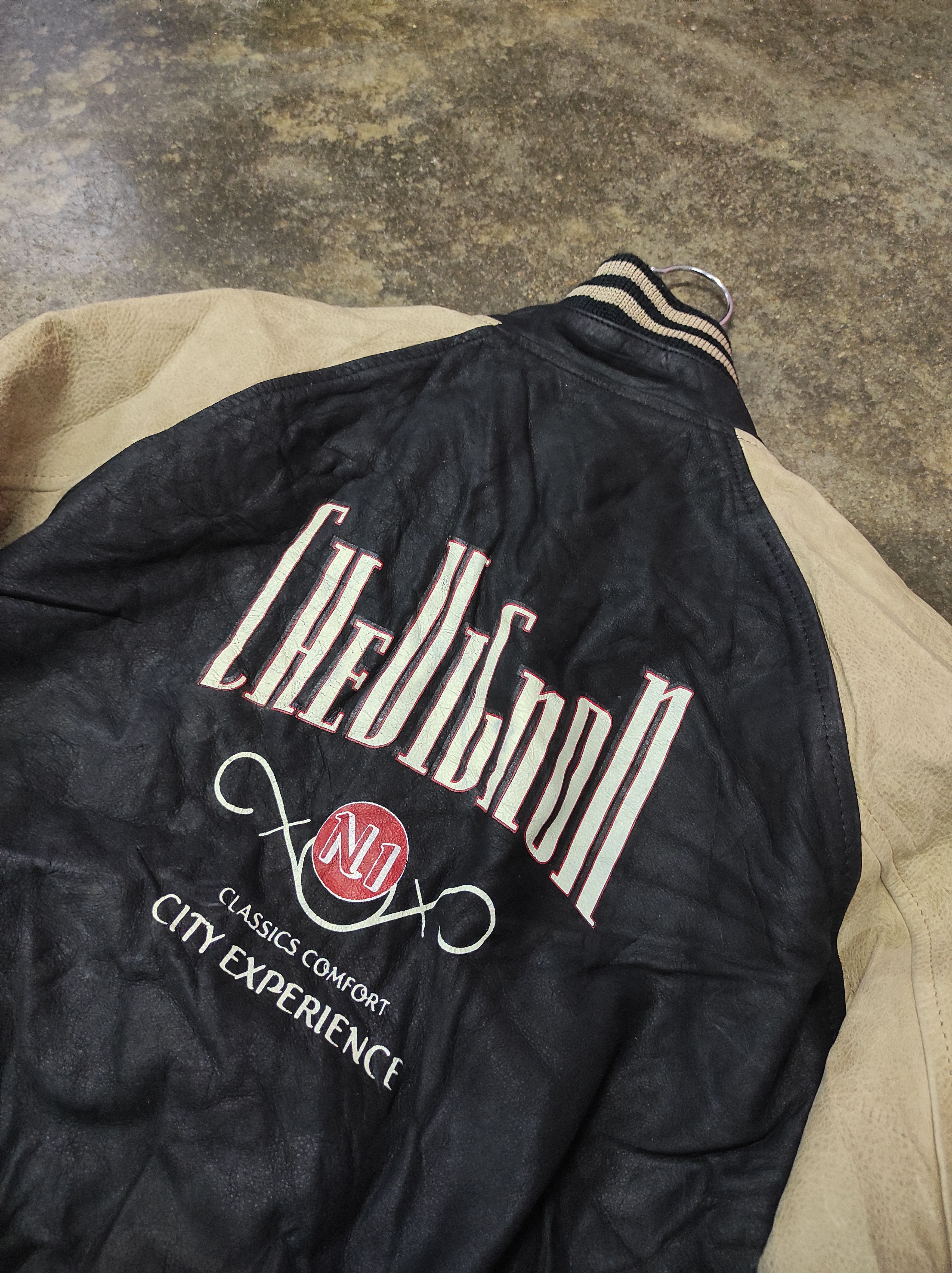 Chevignon CHEVIGNON FULL LEATHER VARSITY JACKET Size US M / EU 48-50 / 2 - 7 Thumbnail
