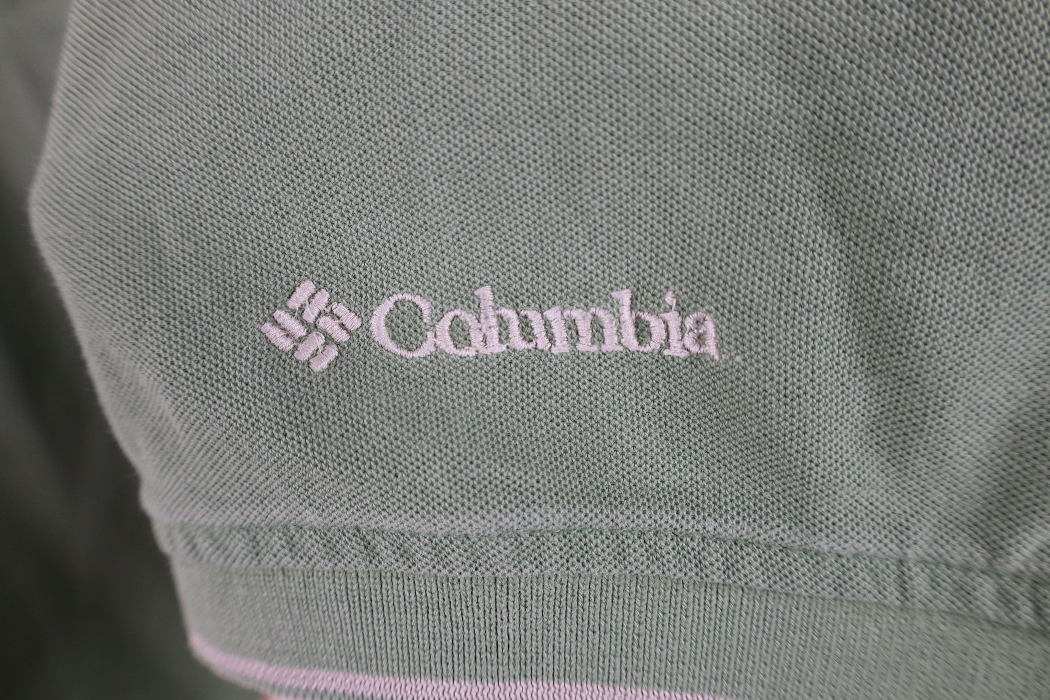 Columbia Vintage Columbia Spell Out Knit Collared Golf Polo Shirt Size US XXL / EU 58 / 5 - 4 Thumbnail