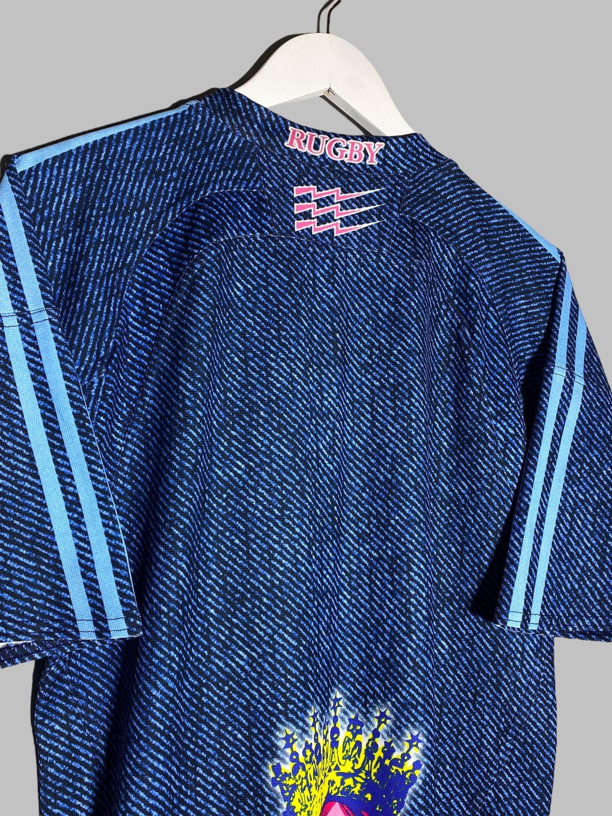 Adidas × Vintage Adidas Paris SF Stade Francais 2008/09 Andy Warhol Rugby Size US M / EU 48-50 / 2 - 17 Thumbnail