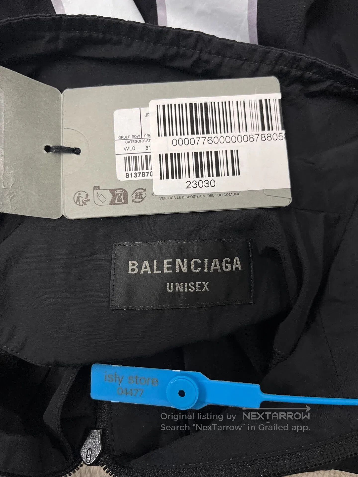 Balenciaga Balenciaga Basketball Letter Print Zip Jacket. Size US XS / EU 42 / 0 - 5 Thumbnail