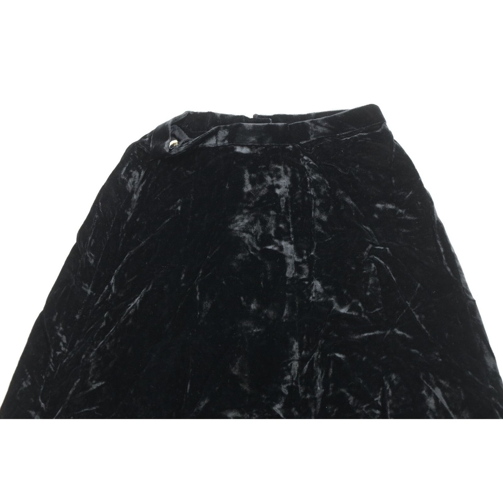 Vintage Vintage 50s 60s Goth Medieval Velvet Velour Skirt Size 26" / US 2 / IT 38 - 2 Thumbnail