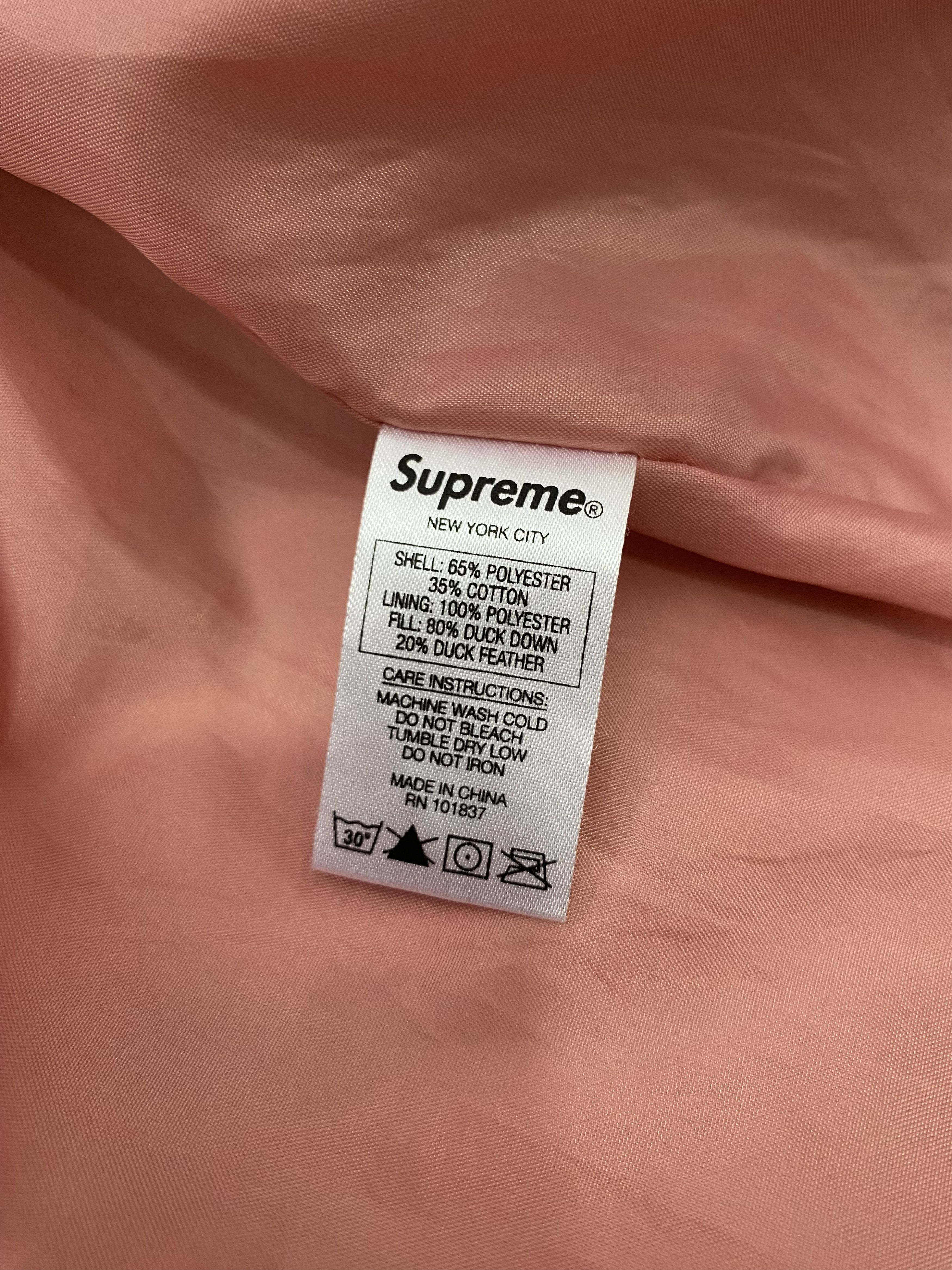 Supreme FW17 Supreme Fuck Jacquard Puffy Jacket Size US L / EU 52-54 / 3 - 4 Thumbnail