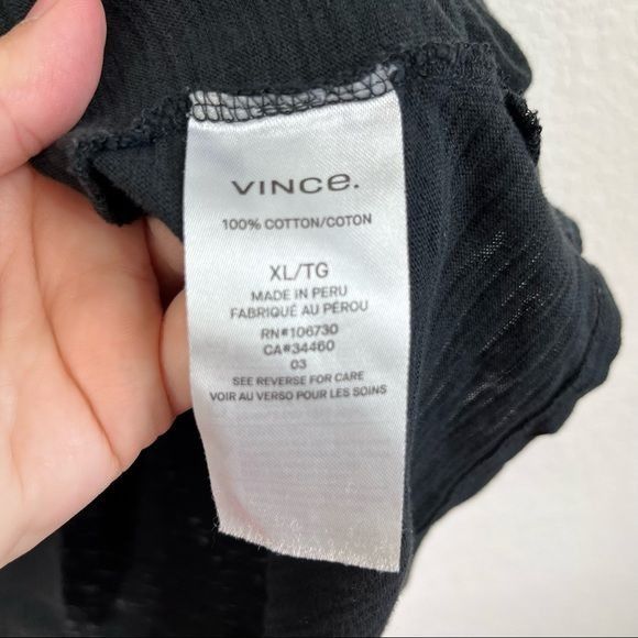 Vince Vince Polo Slub Marled Cotton Short Sleeve Regular Fit Size US XL / EU 56 / 4 - 7 Thumbnail