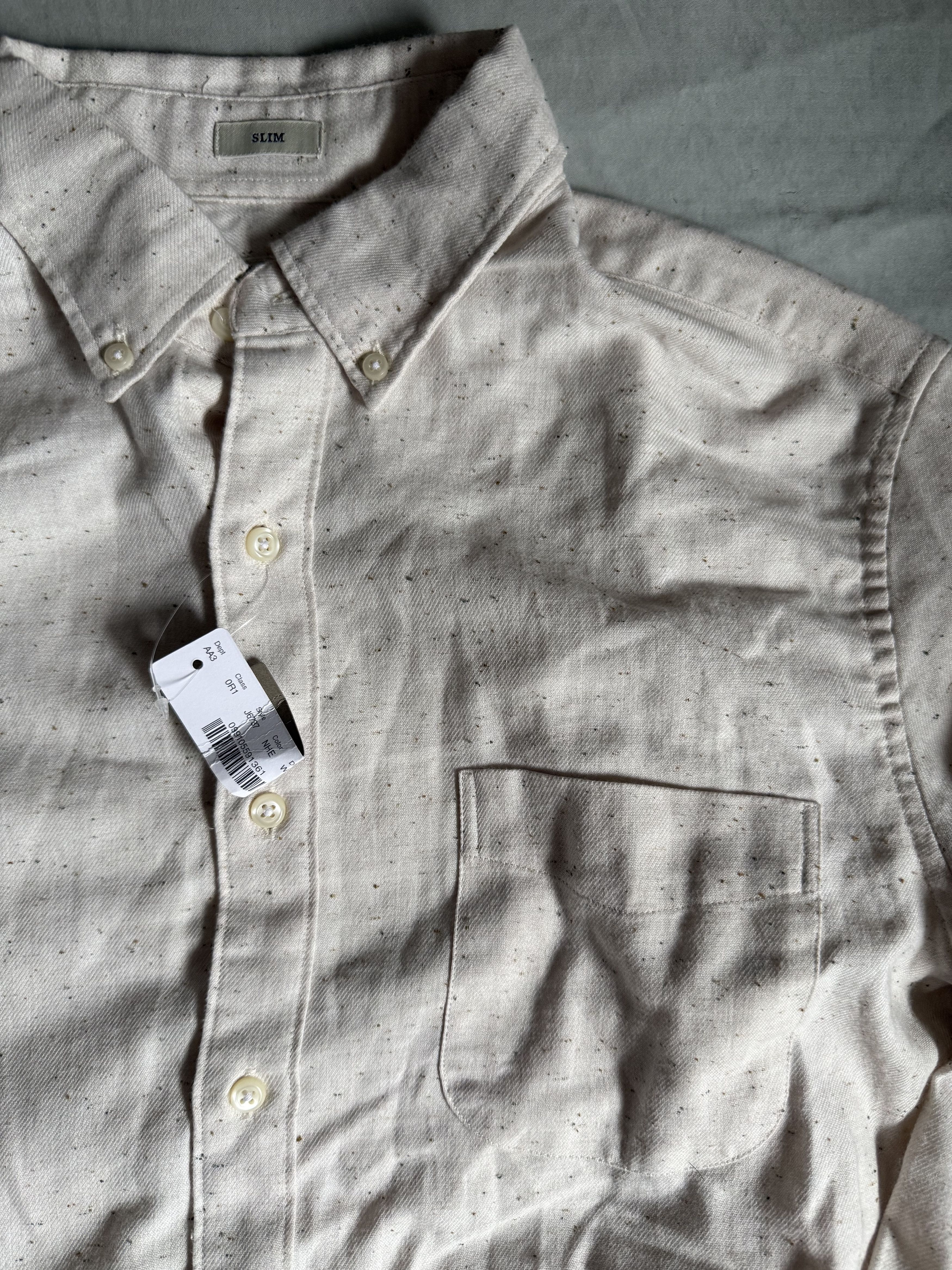 J.Crew J. Crew Donegal Button Up Shirt slim fit medium $98 Size US M / EU 48-50 / 2 - 3 Thumbnail
