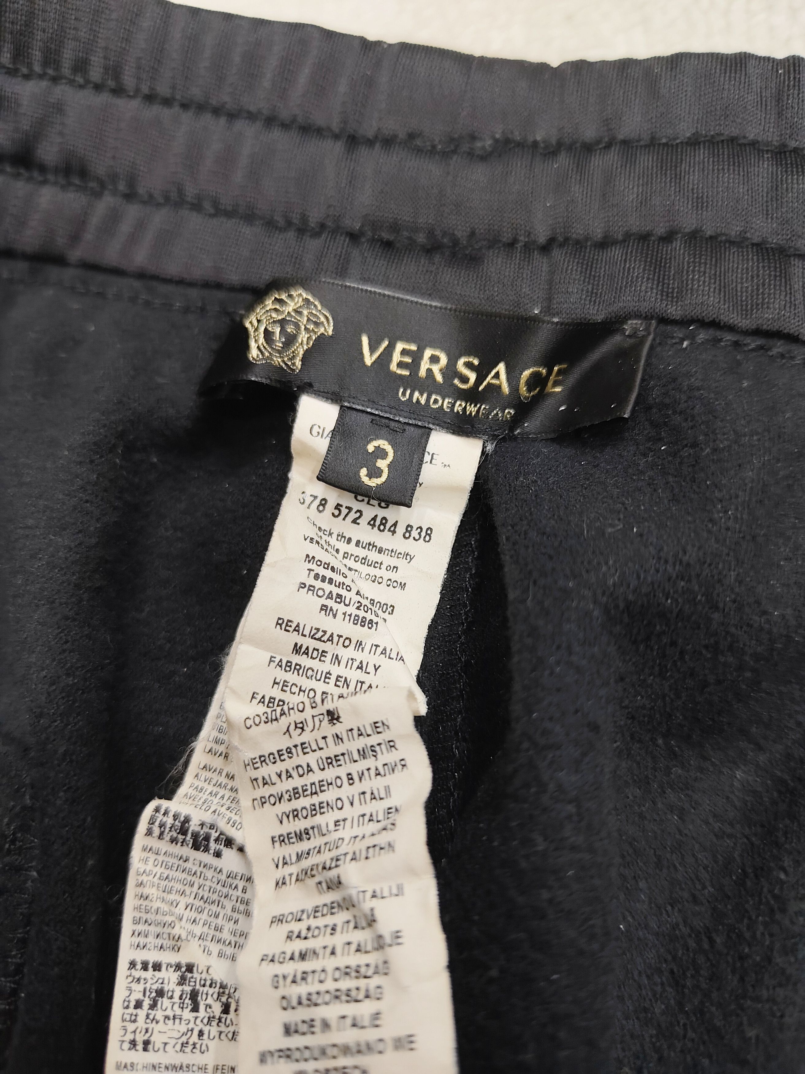 Versace 🇮🇹 Versace Gym Logo Side Striped Snap Tapped Track Pants Size US 30 / EU 46 - 9 Thumbnail