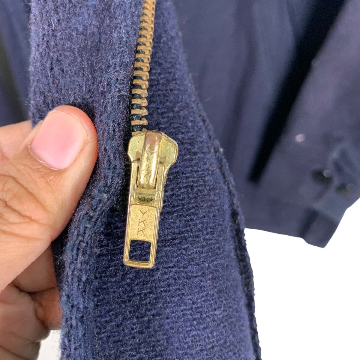 Vintage MELTON Outer Wear Four Pocket Wool Jacket #0256-C12 Size US XL / EU 56 / 4 - 15 Thumbnail