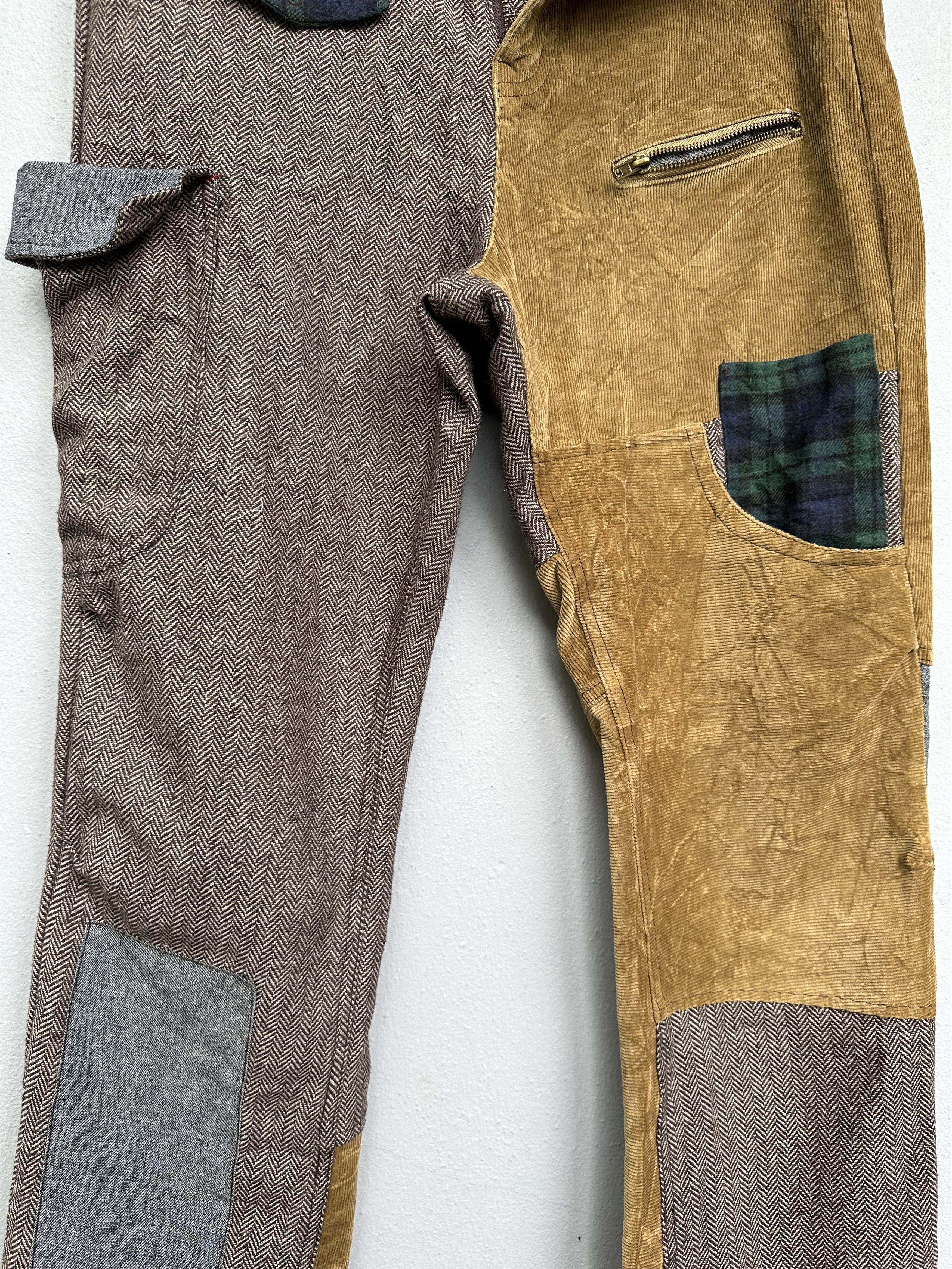 Kapital Brth Breath Reconstructed Hybrid Reworked Patchwork Pant Size US 34 / EU 50 - 5 Thumbnail