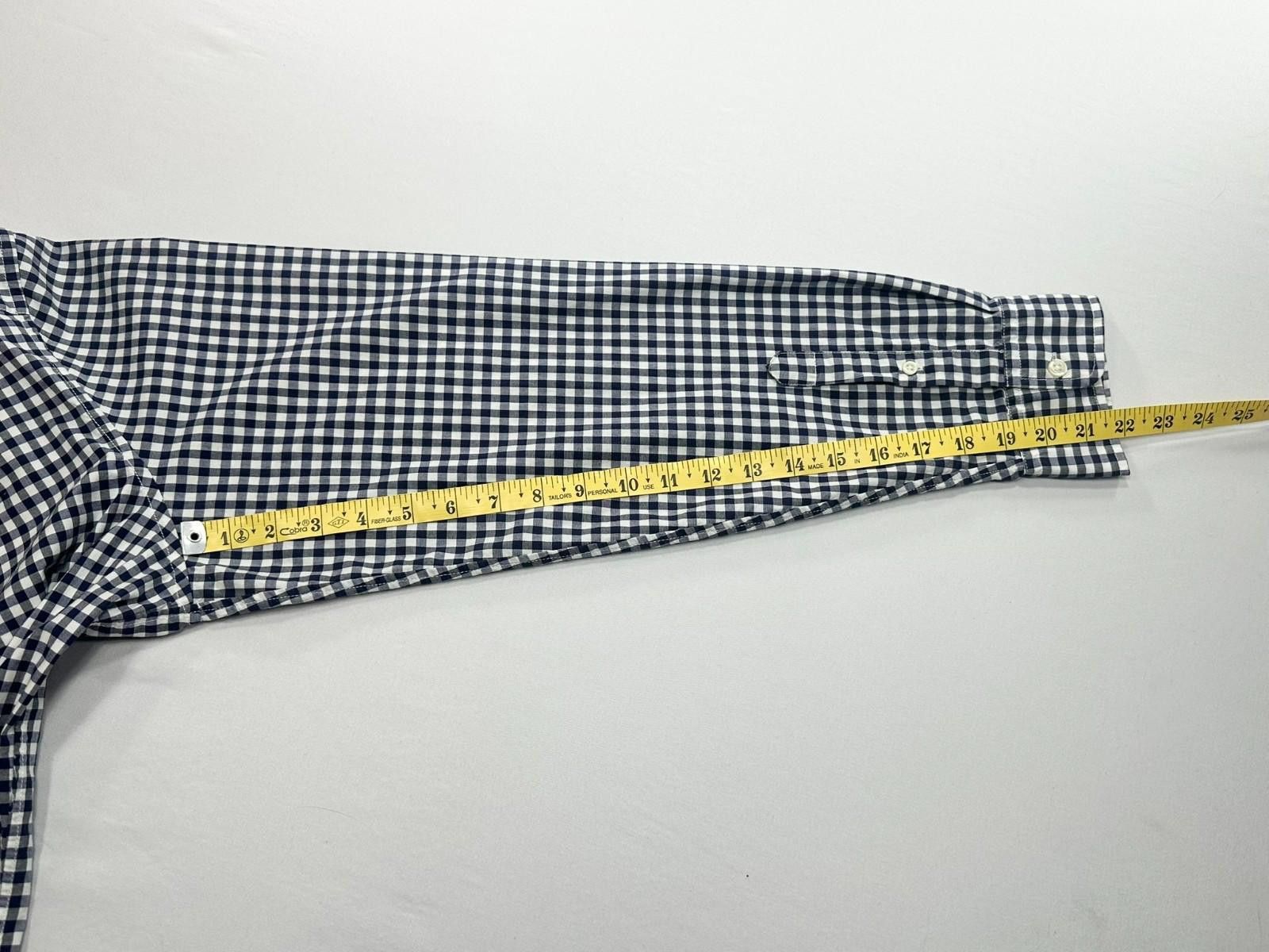 Gap Gap Standard Fit Stretch Check Pattern Button Up Black XL Size US XL / EU 56 / 4 - 8 Thumbnail