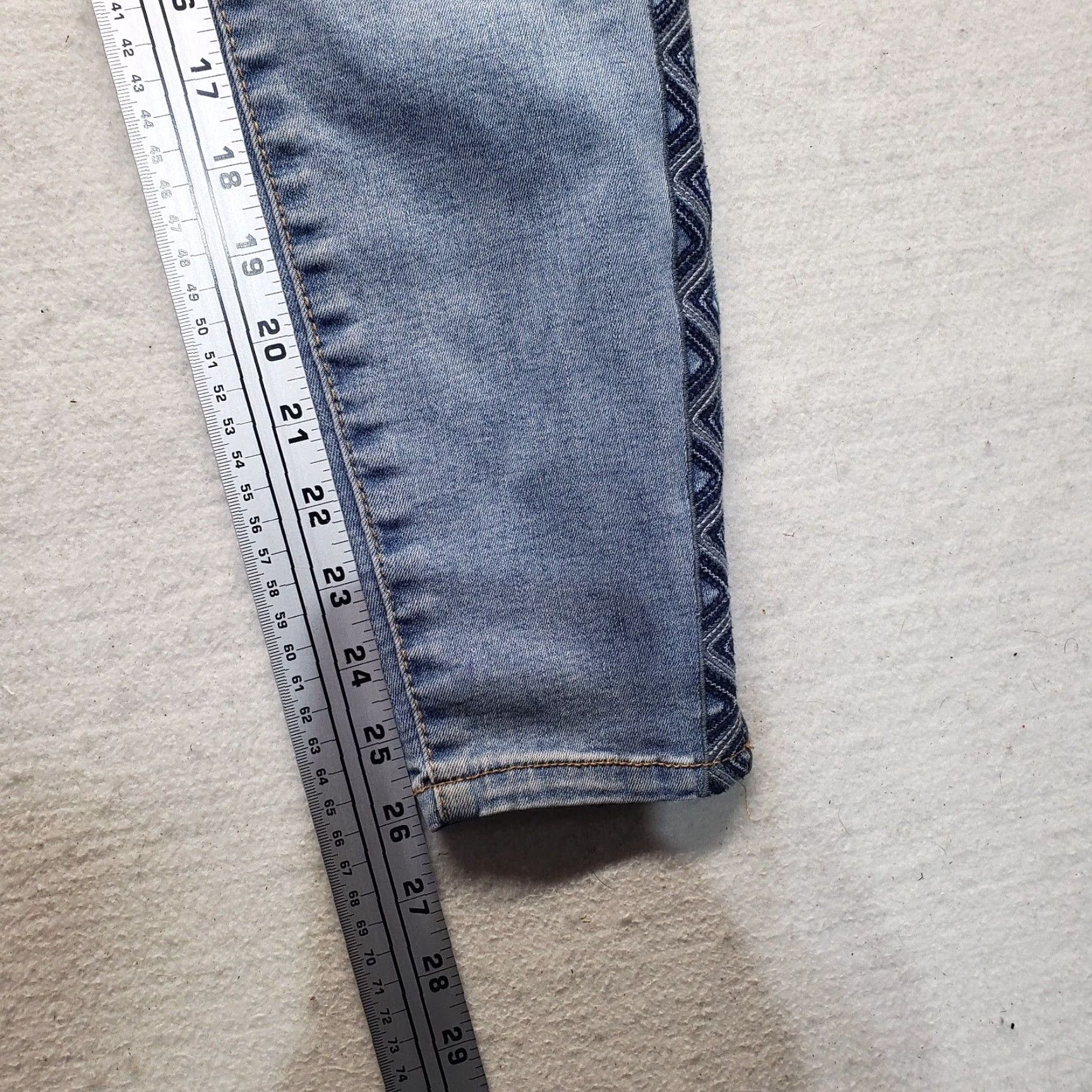 Vintage VINTAGE Knox Rose Skinny Crop Jeans Denim Blue Adult Women's Size 2 Size 26" / US 2 / IT 38 - 7 Thumbnail