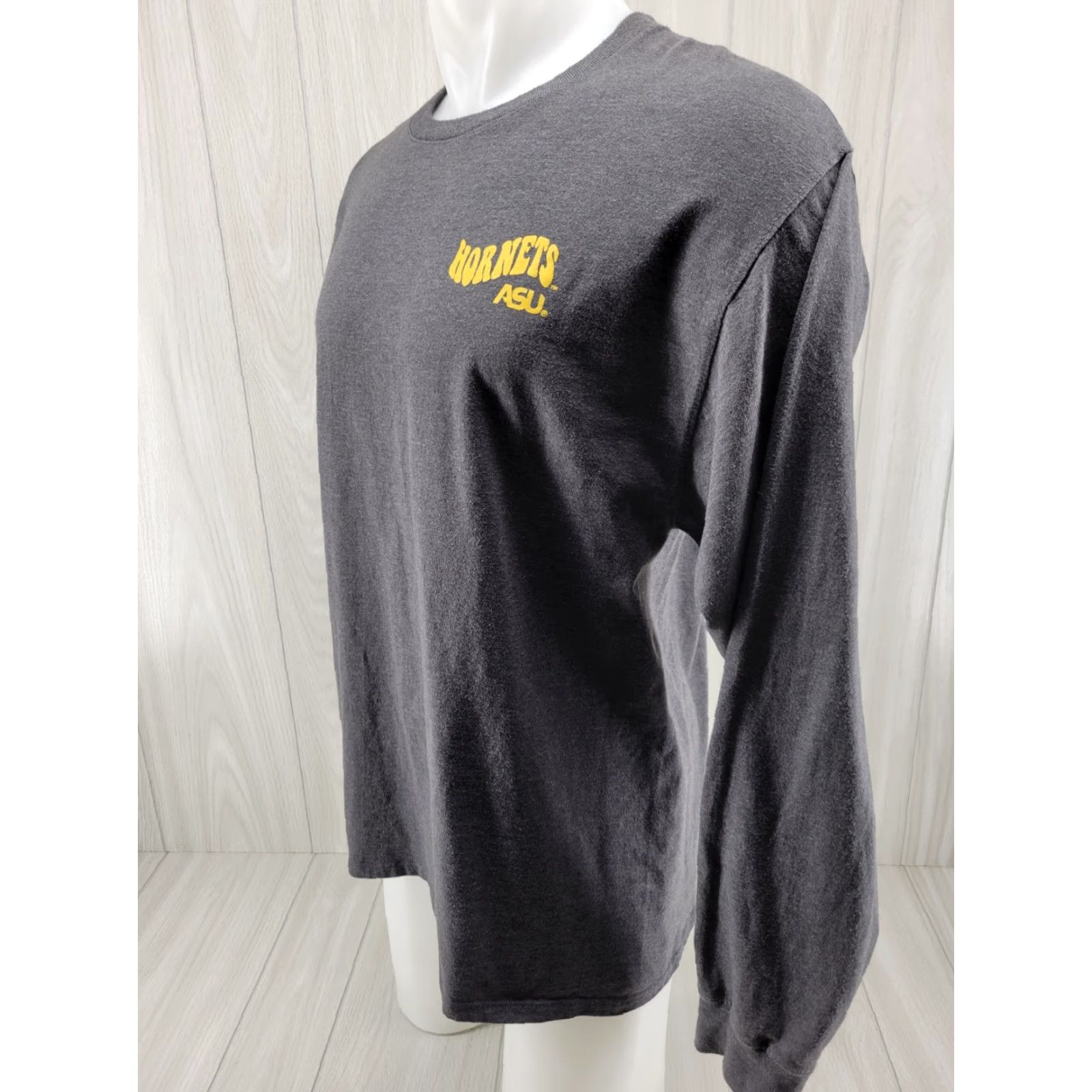 Champion VINTAGE Champinon Alabama State University ASU Hornets Gray Long Sleeve Shirt Large Size US L / EU 52-54 / 3 - 3 Thumbnail