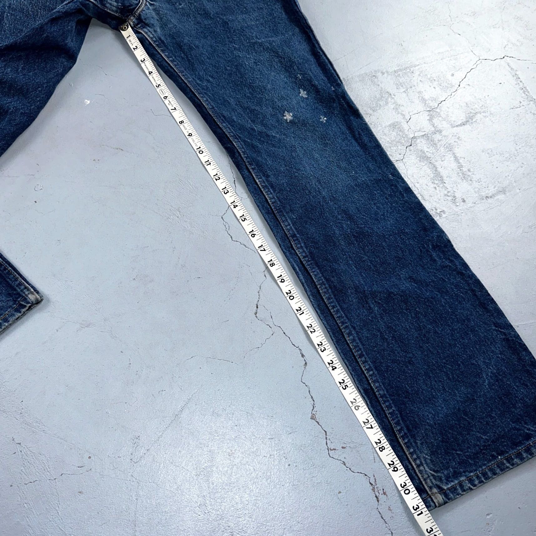 Levi's VINTAGE Levi's 517 Jeans Bootcut USA 90s Orange Tab Blue Worn 32x32 Men's Jeans Size US 32 / EU 48 - 6 Thumbnail