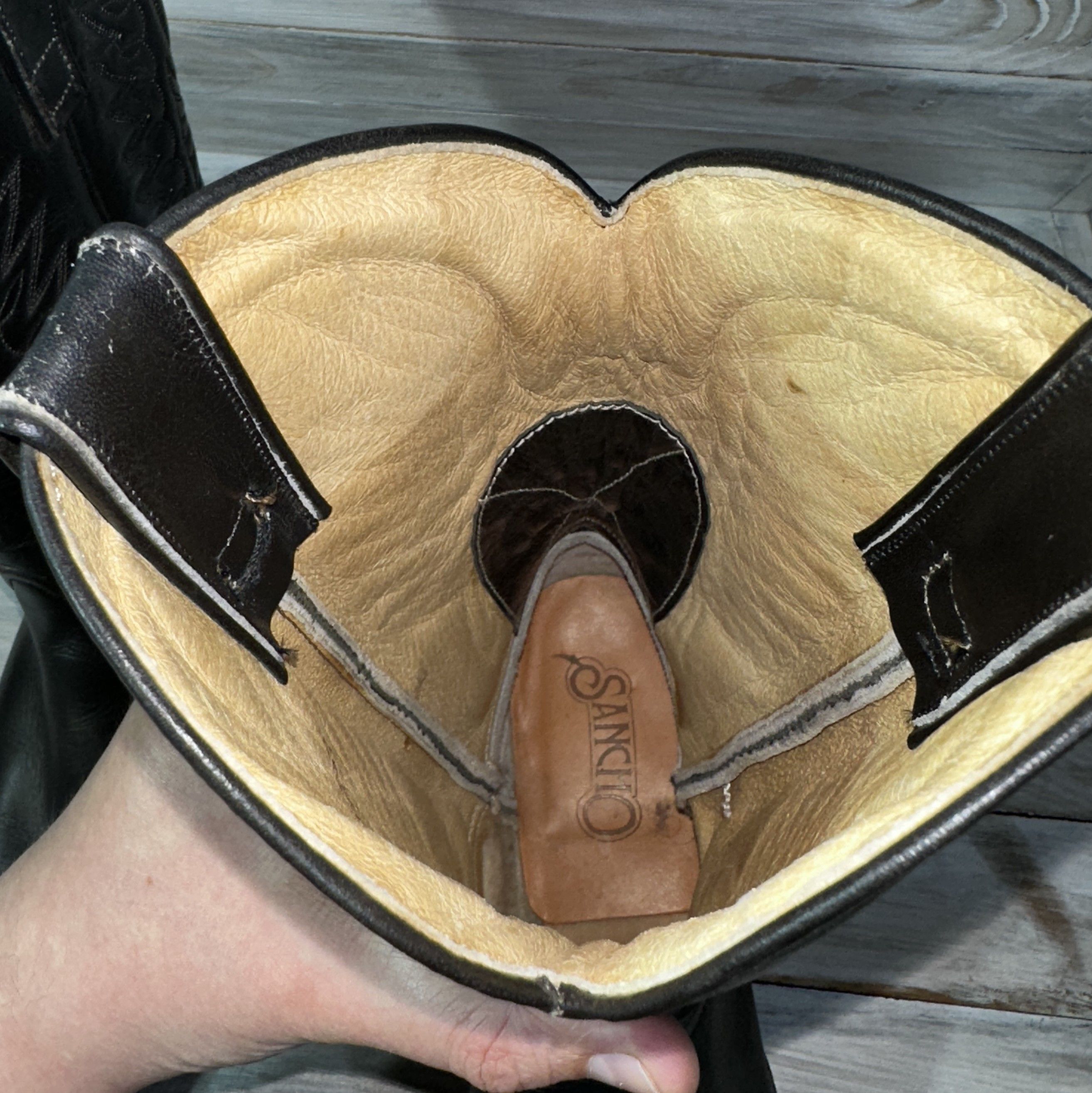 Cowboy Equipment × Leather × Sancho Boots Sancho Western Cowboy Leather Boots Size 42 Made In Spain Size US 9 / EU 42 - 11 Thumbnail