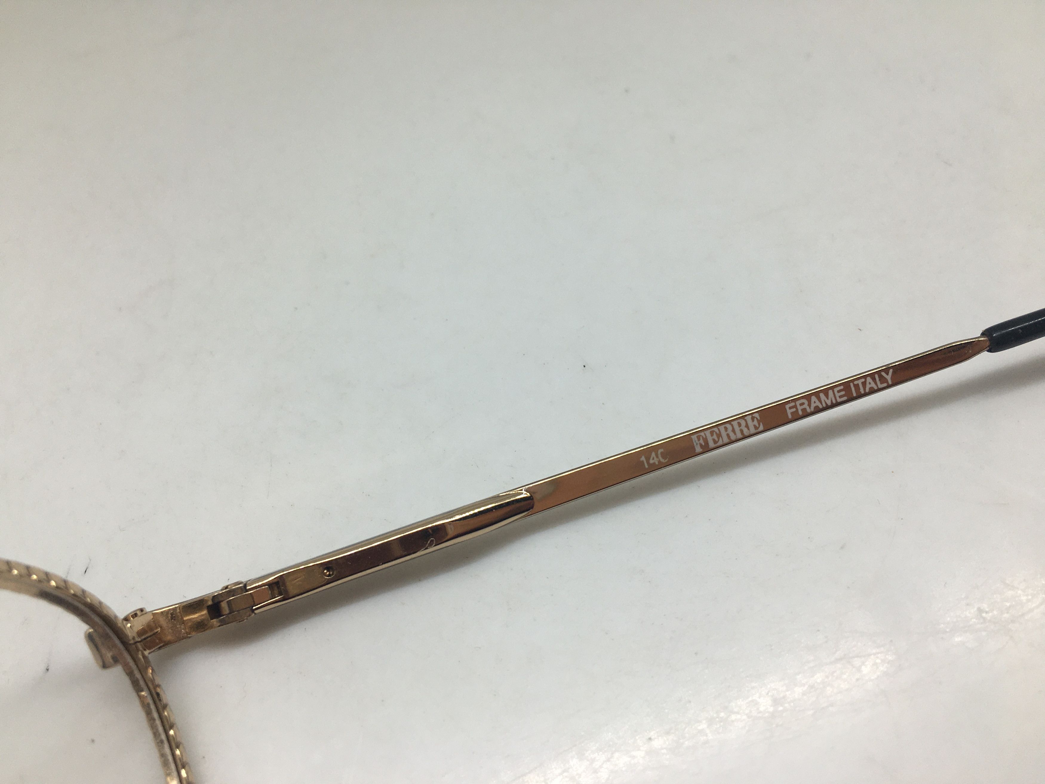 Gianfranco Ferre Vintage Gianfranco Ferre GFF136 Gold Eyeglasses Frame Italy Size ONE SIZE - 4 Thumbnail