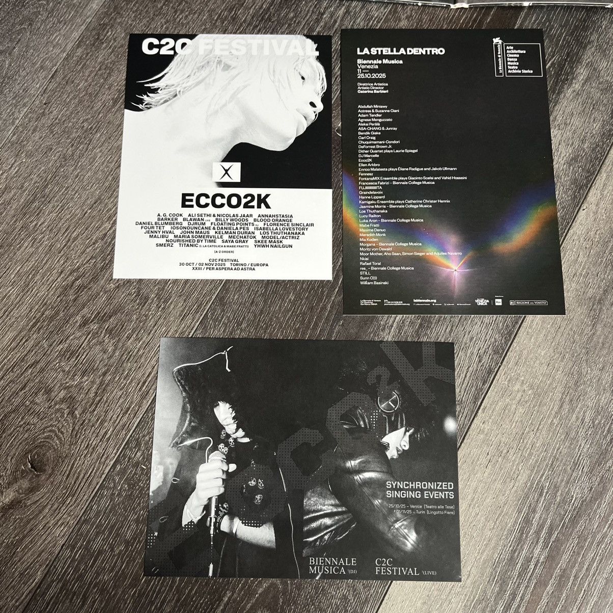 Drain Gang × Sad Boys New Ecco2k - Cr2 Live Crush Resist Vinyl Record Drain Gang Size ONE SIZE - 4 Thumbnail