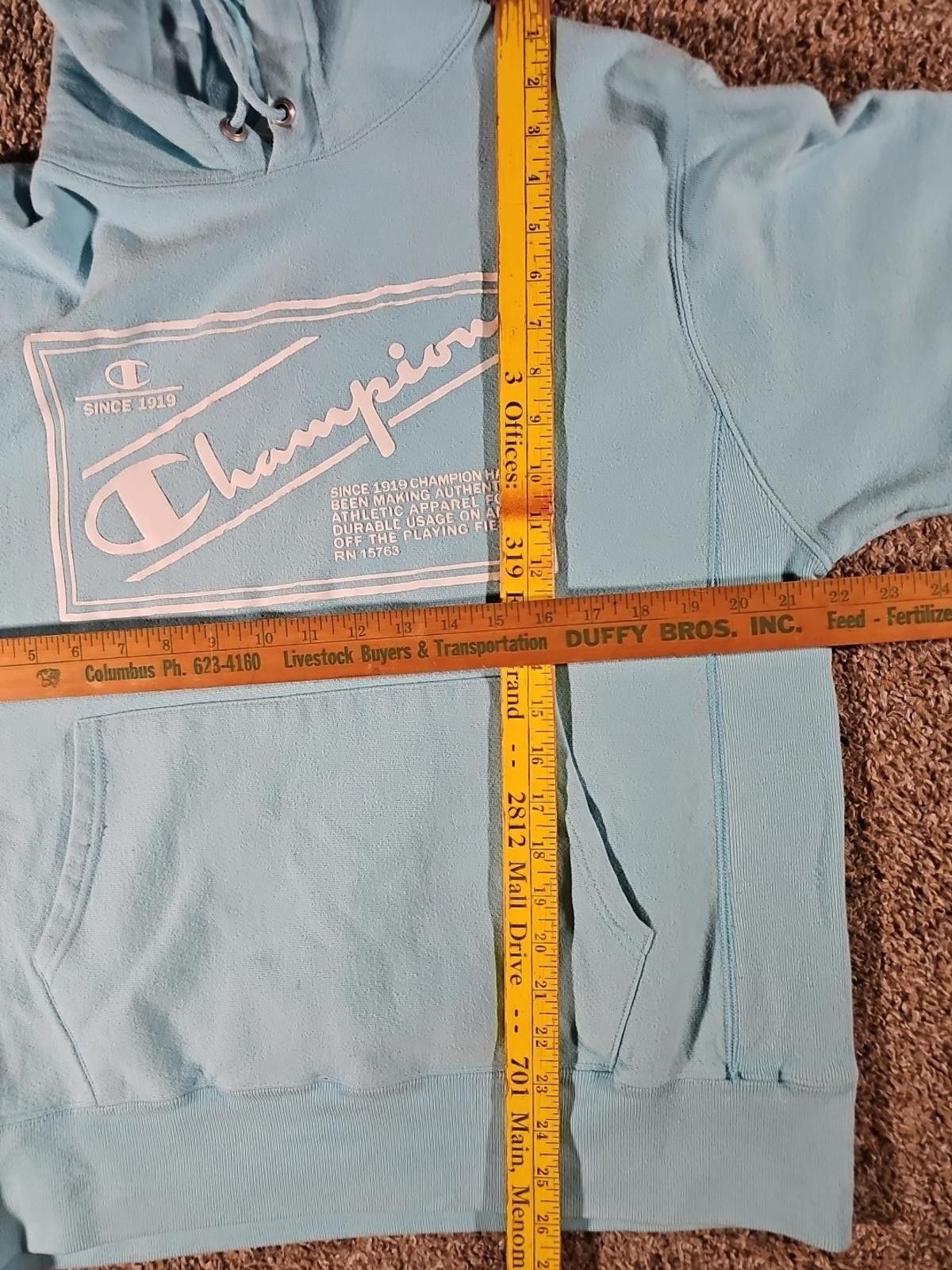 Champion Champion Blue Reverse Weave Hoodie M Size US M / EU 48-50 / 2 - 6 Thumbnail