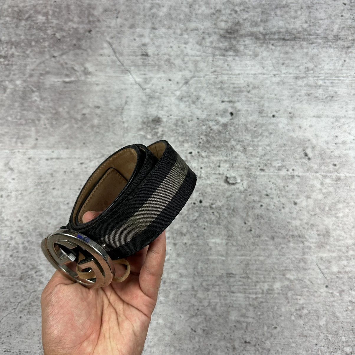 Gucci Gucci Double GG Vintage Leather Belt Size ONE SIZE - 3 Thumbnail