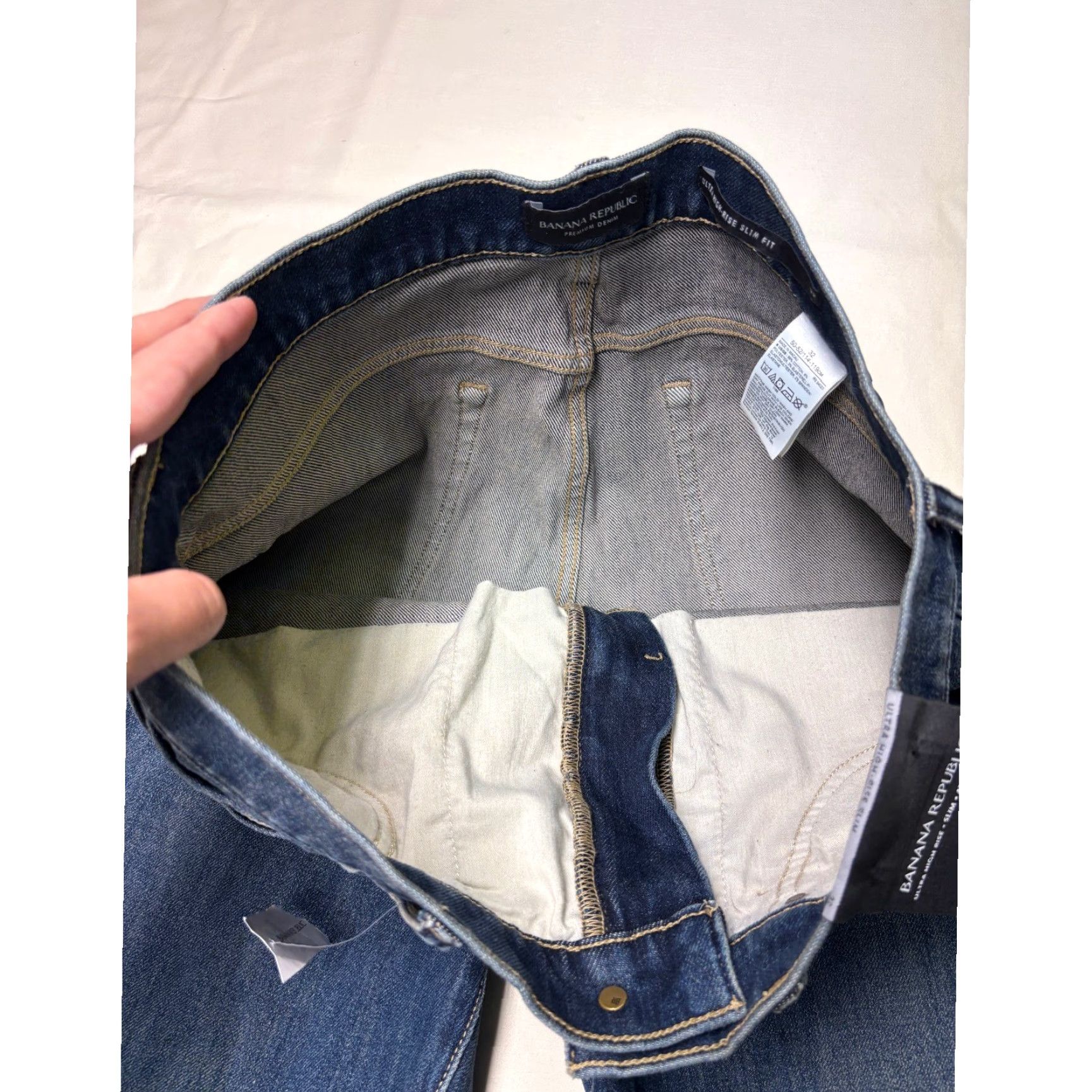 Banana Republic Banana Republic NWT Ultra High Rise Slim Fit Ankle Length Jeans Size 34X28 Size 24" / US 00 / IT 34 - 6 Thumbnail