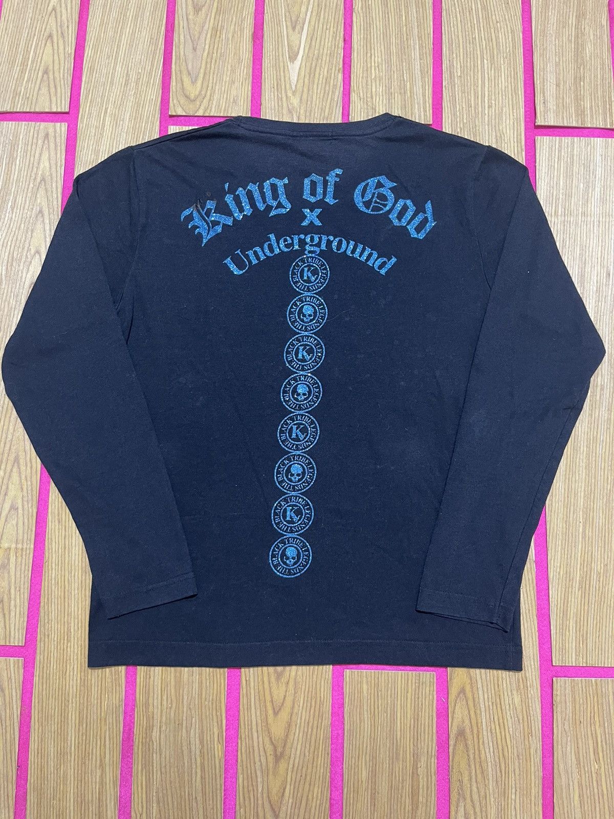 If Six Was Nine Y2K KING OF GOD long sleeve tshirt Size US L / EU 52-54 / 3 - 4 Thumbnail