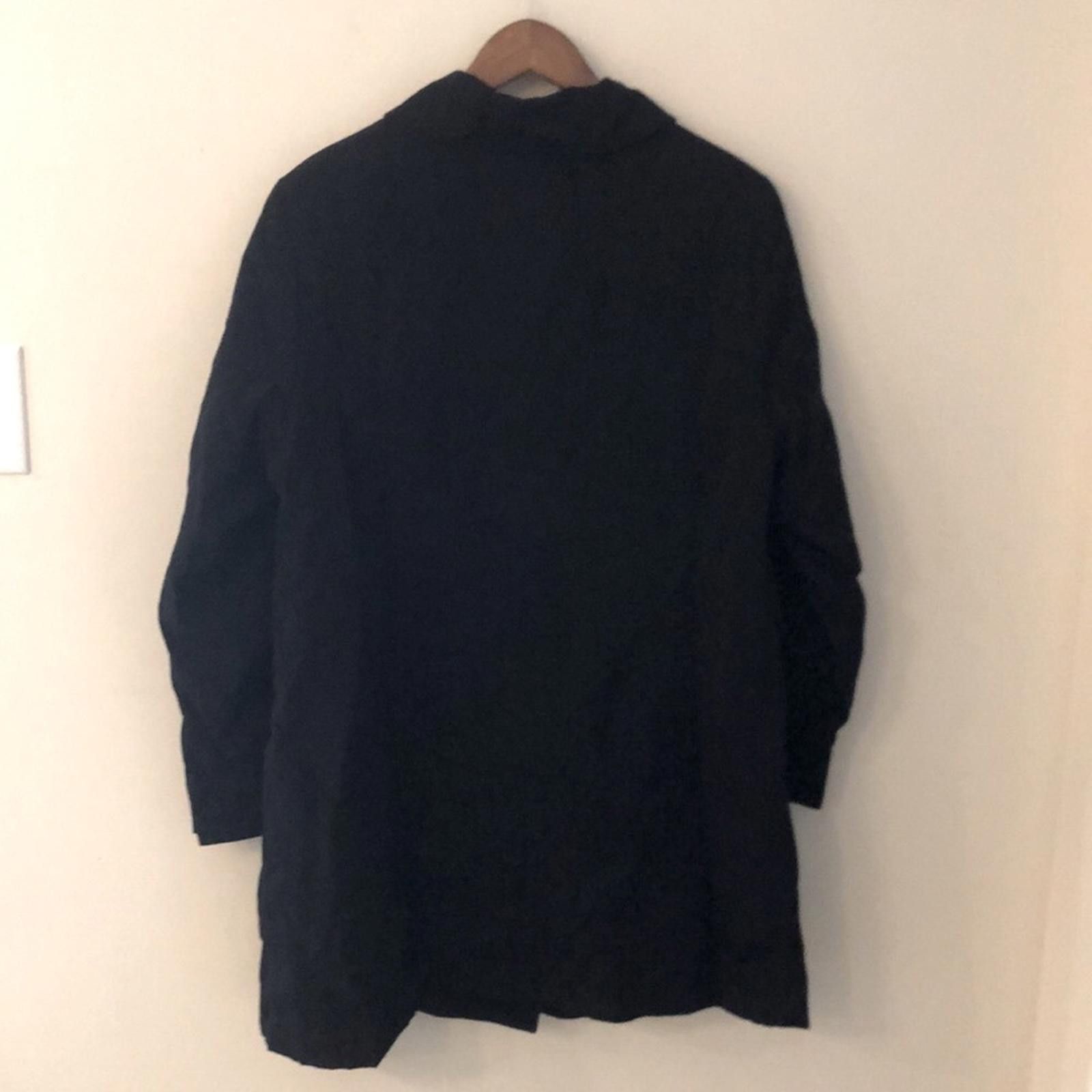 Esprit Vintage Esprit Black Coat pockets collar retro 80's SZ XL Size M / US 6-8 / IT 42-44 - 5 Thumbnail
