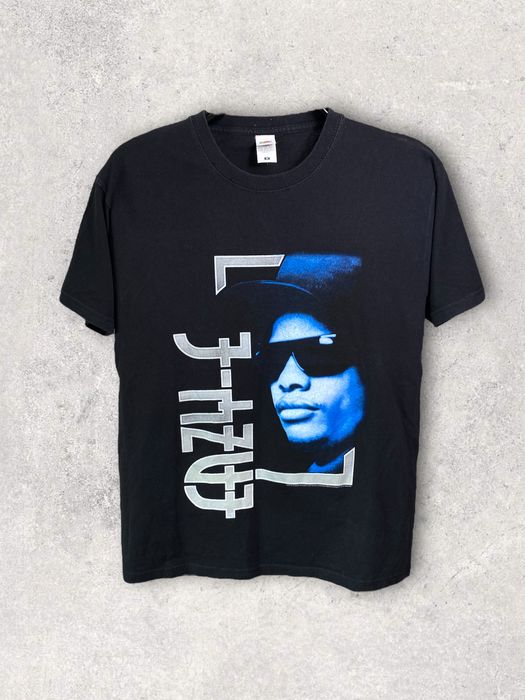 Vintage eazy-e rap drill drip tee black streetwear hiphop rap y2k | Grailed